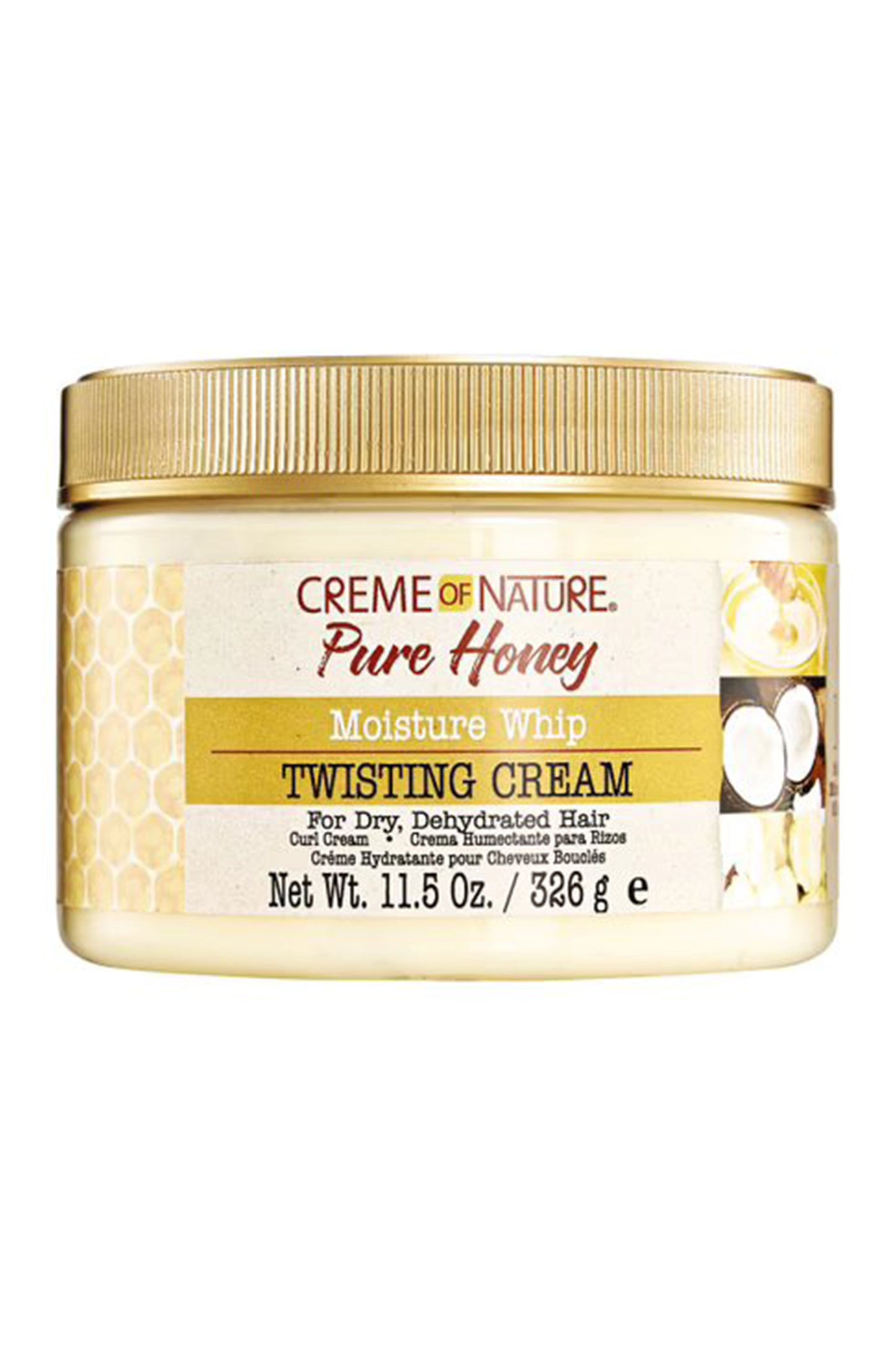 Creme Of Nature Pure Honey Moisture Whip Twisting Cream 11.5 Oz