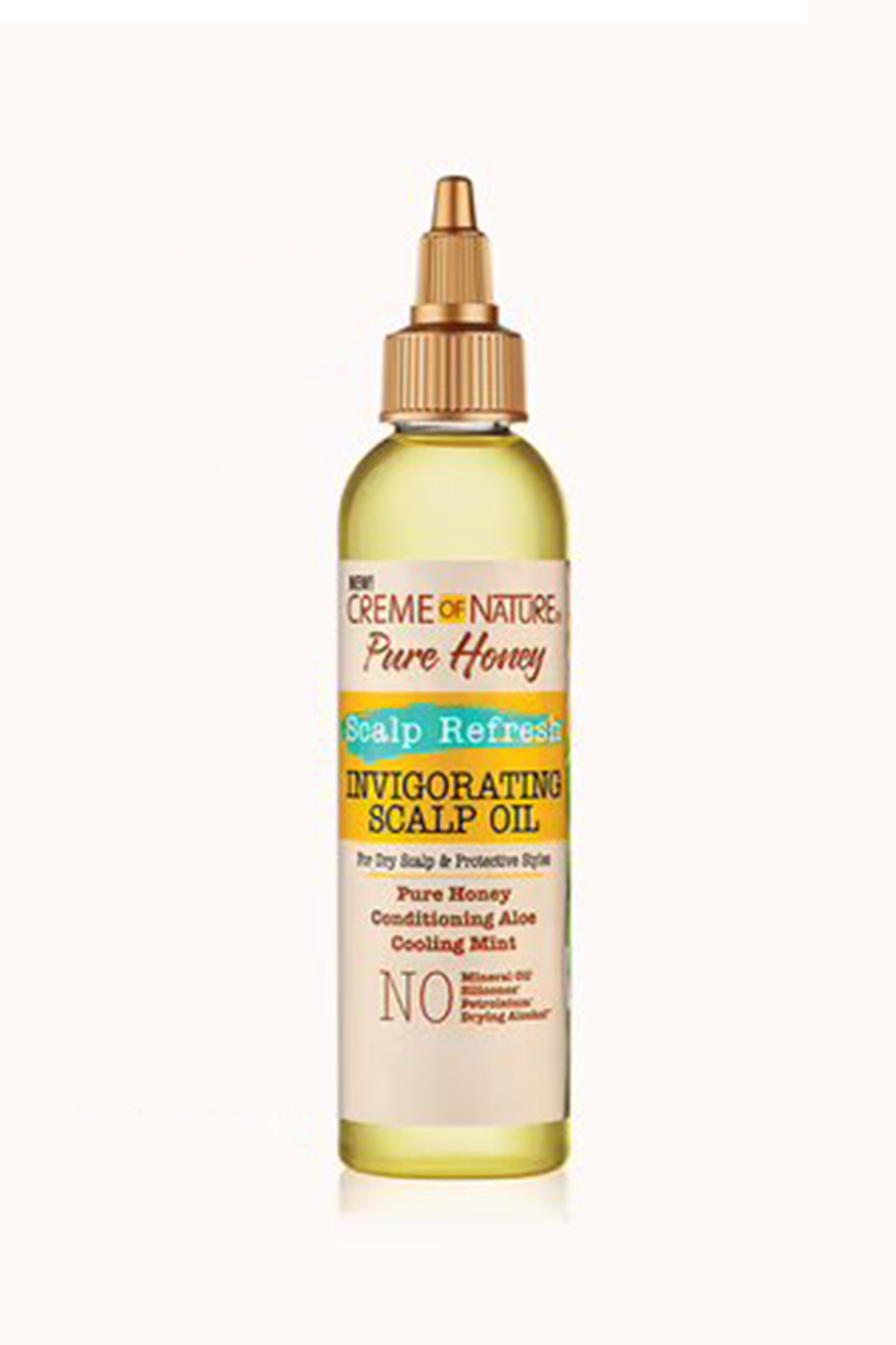 Creme Of Nature Pure Honey Scalp Refresh Invigorating Scalp Oil 4oz