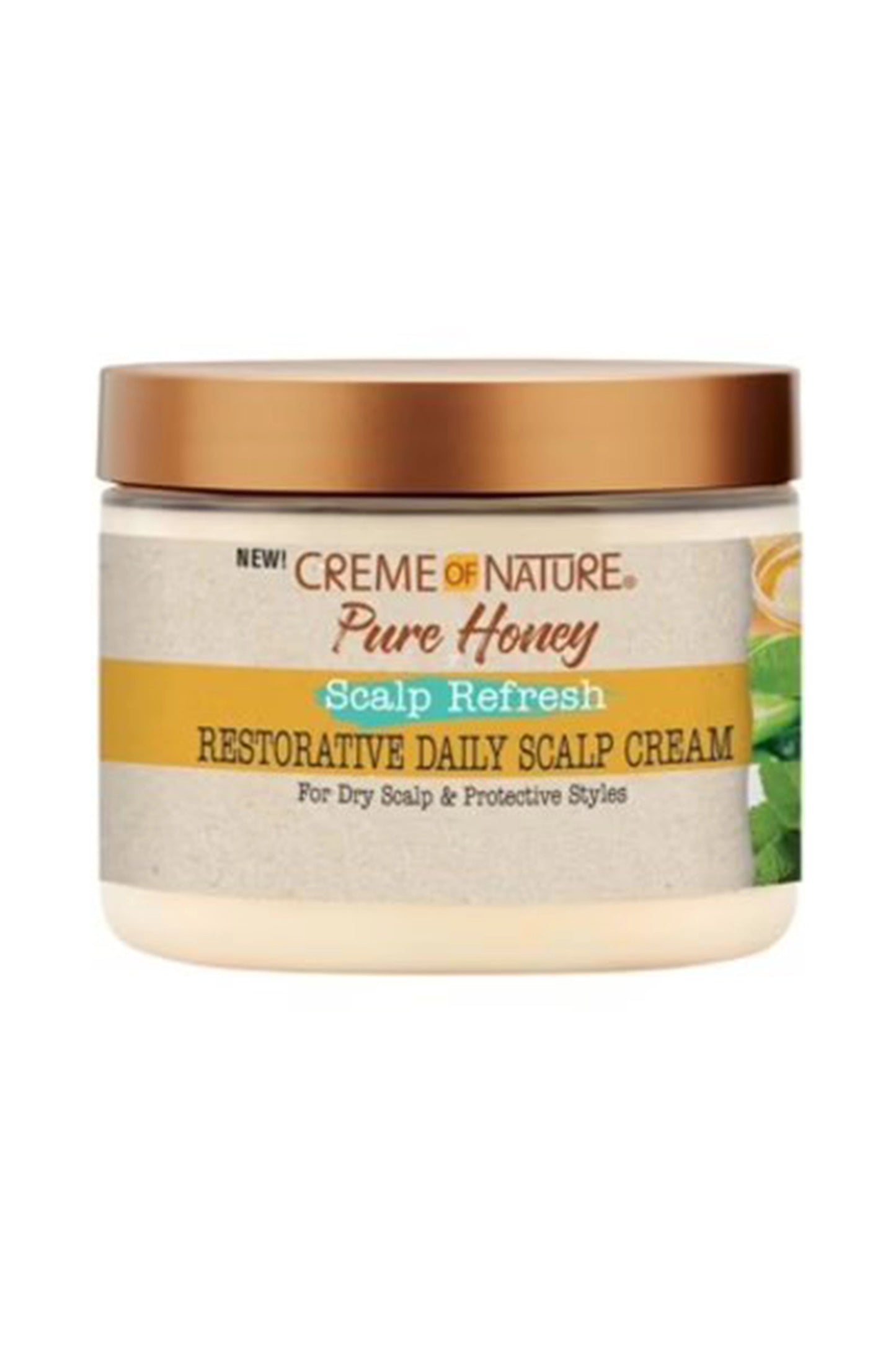 Creme Of Nature Pure Honey Scalp Refresh Restorative Daily Scalp Cream 4.7oz