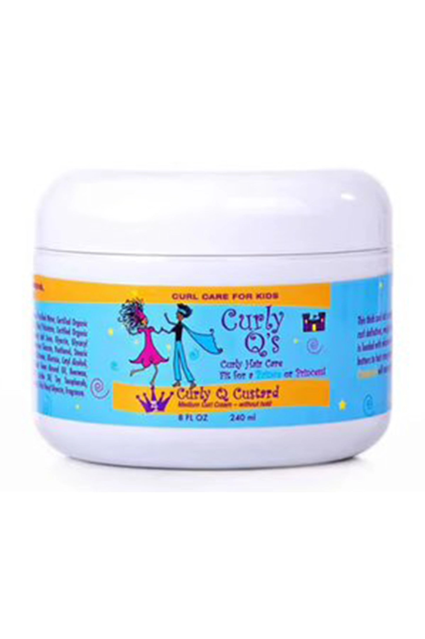 Curls Curly Q Custard – Curl Cream For Thick, Kinky Textured Curls 8oz