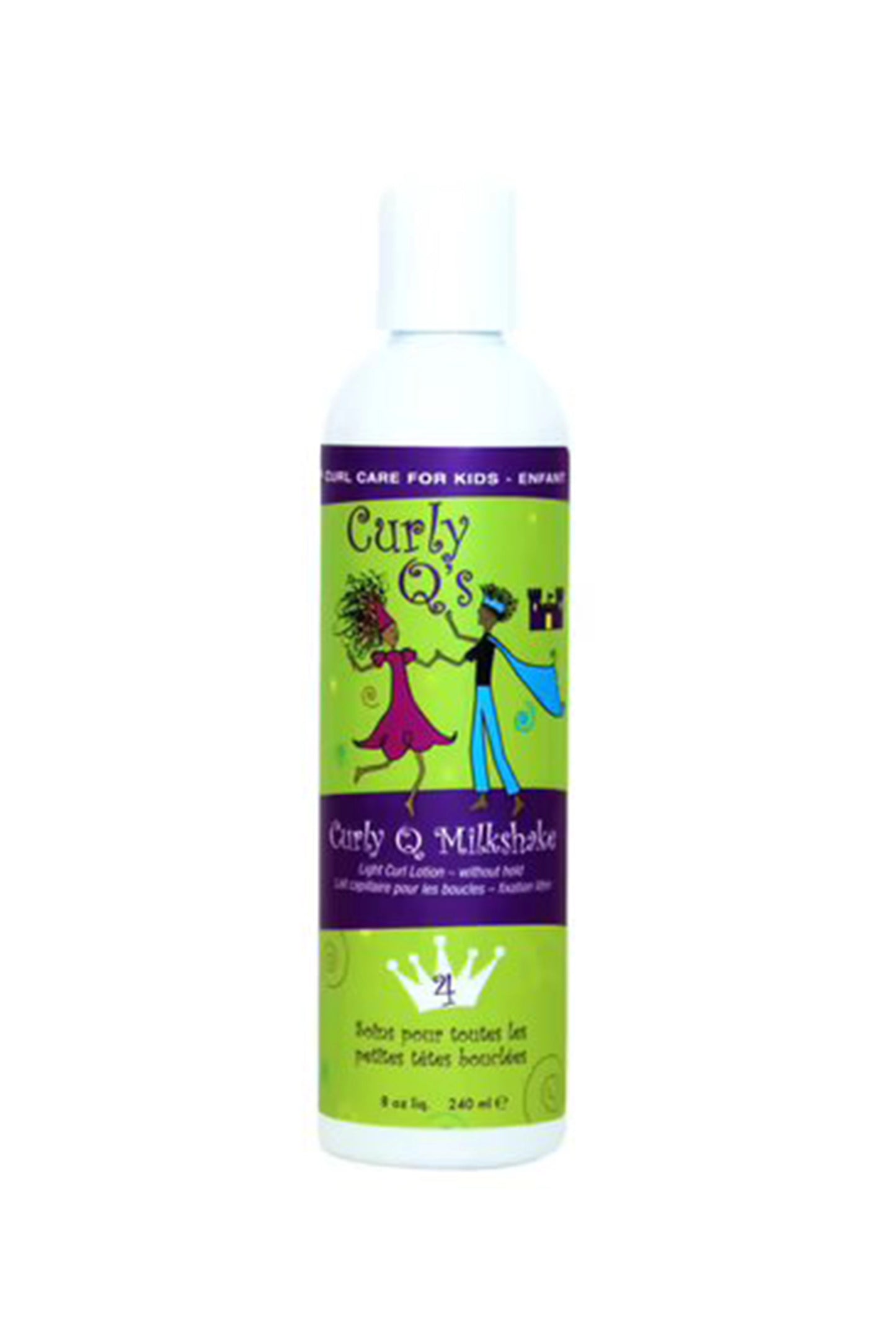 Curls Curly Q Milkshake – Curl Lotion For Fine Curly Hair 8oz