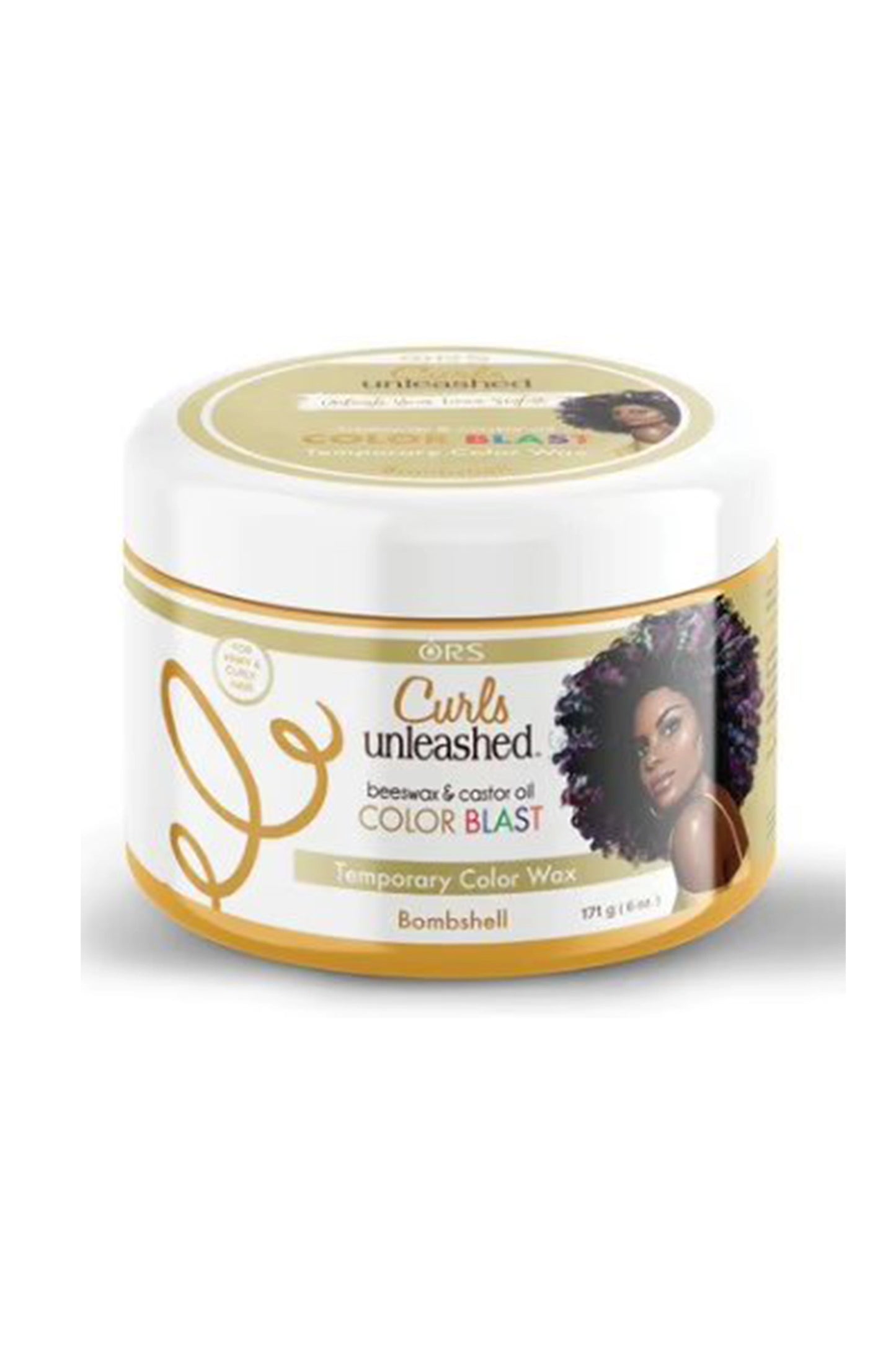 Curls Unleashed Color Blast Temporary Hair Makeup Wax Bombshell 6 Oz