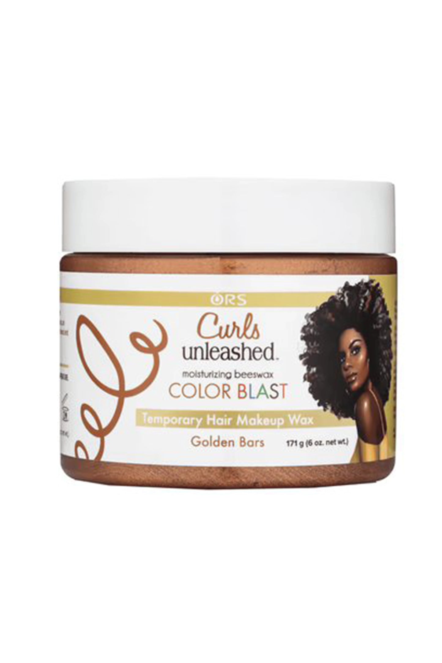 Curls Unleashed Color Blast Temporary Hair Makeup Wax Golden Bars 6 Oz