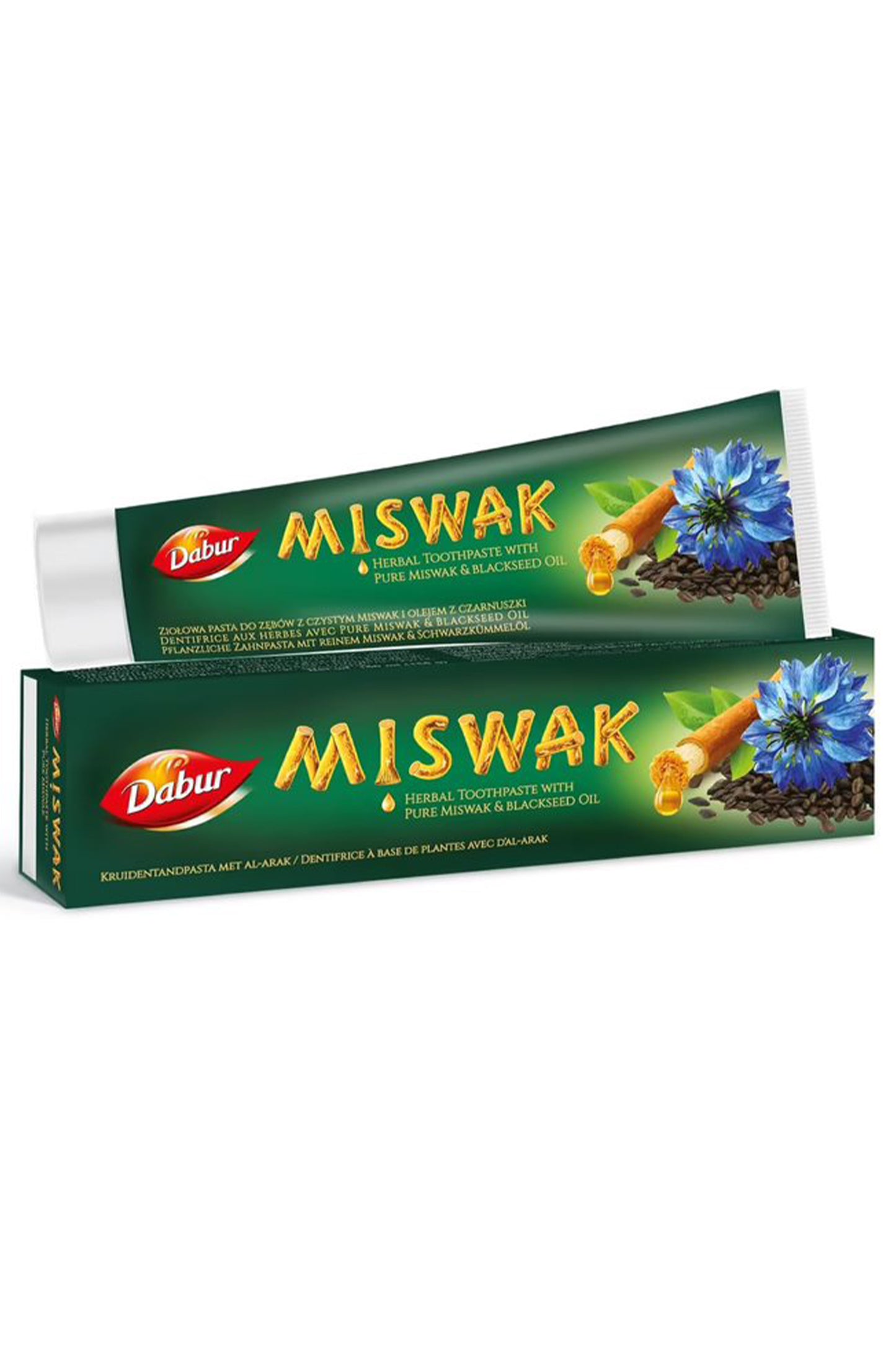 Dabur Tooth Paste Miswak With Black Seed Oil 100ml