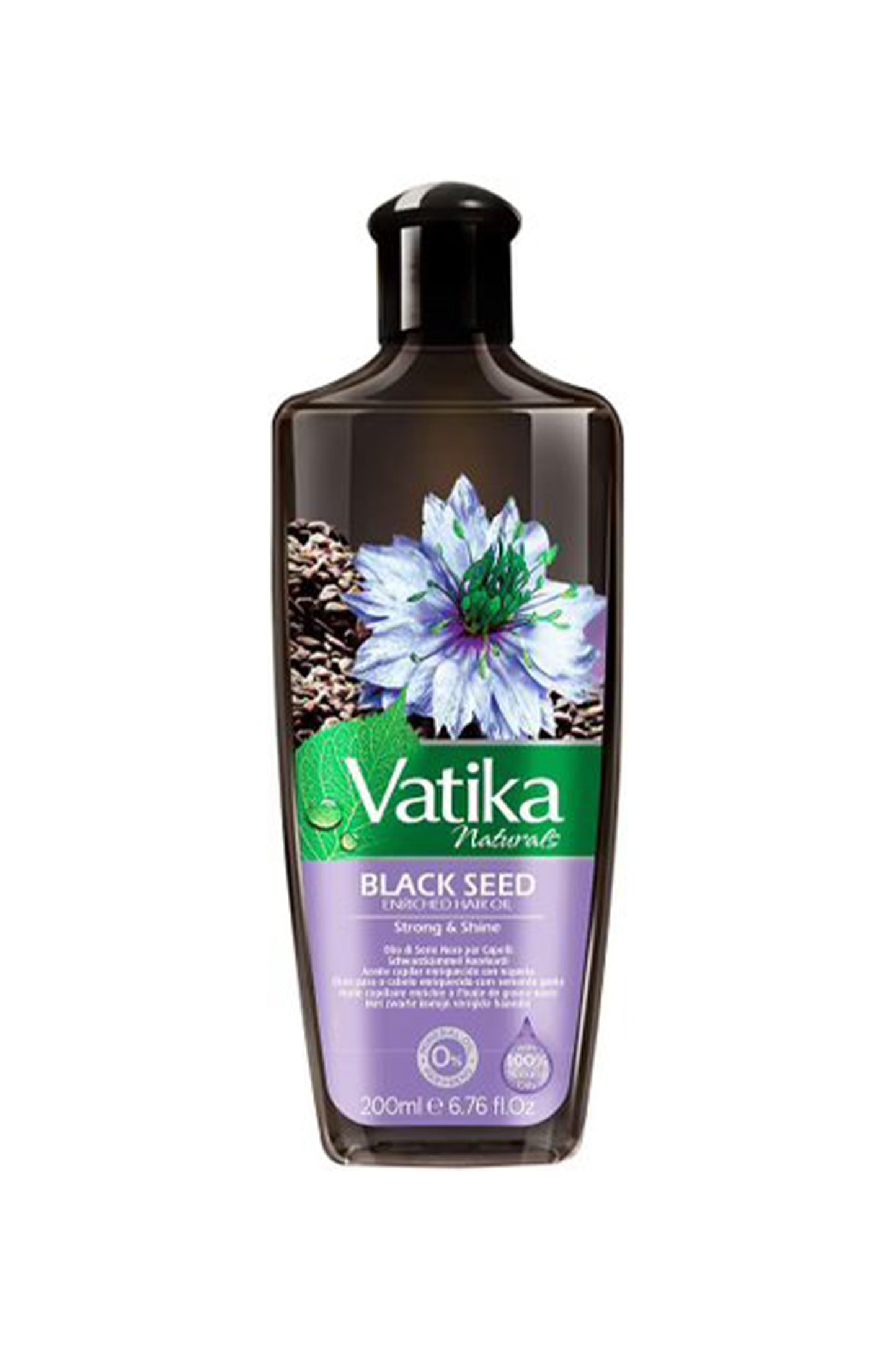 Dabur Vatika Naturals Black Seed Enriched Hair Oil Complete Hair Care 200 Ml