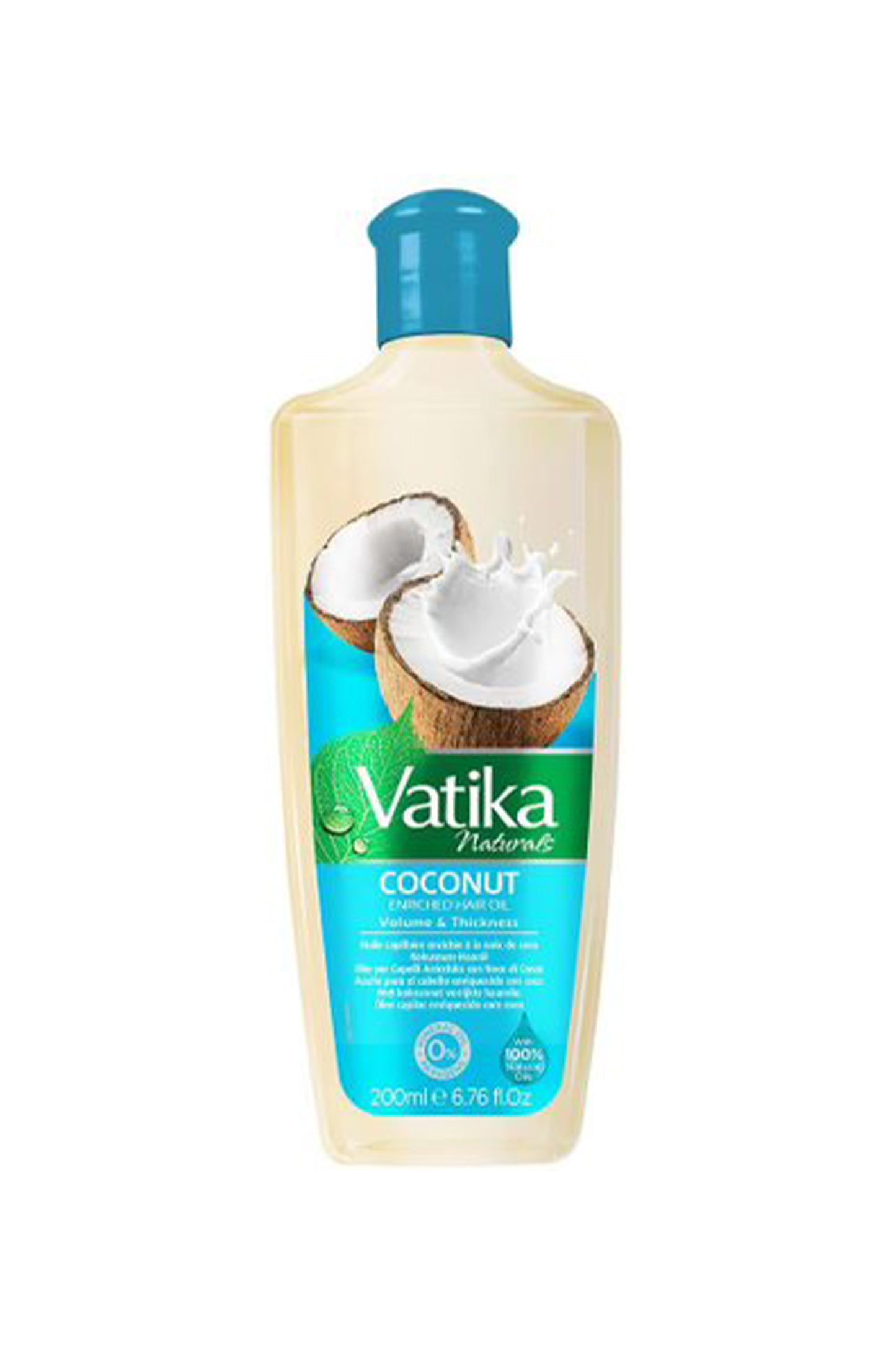 Dabur Vatika Naturals Coconut Enriched Hair Oil Volume And Thickness 200 Ml