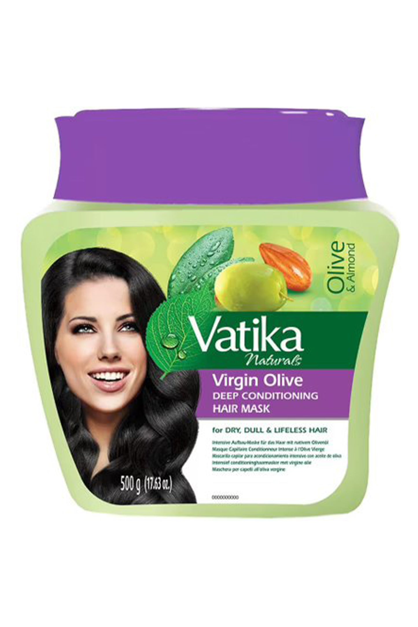 Dabur Vatika Naturals Virgin Olive Deep Conditioning Hair Mask 500 Gr
