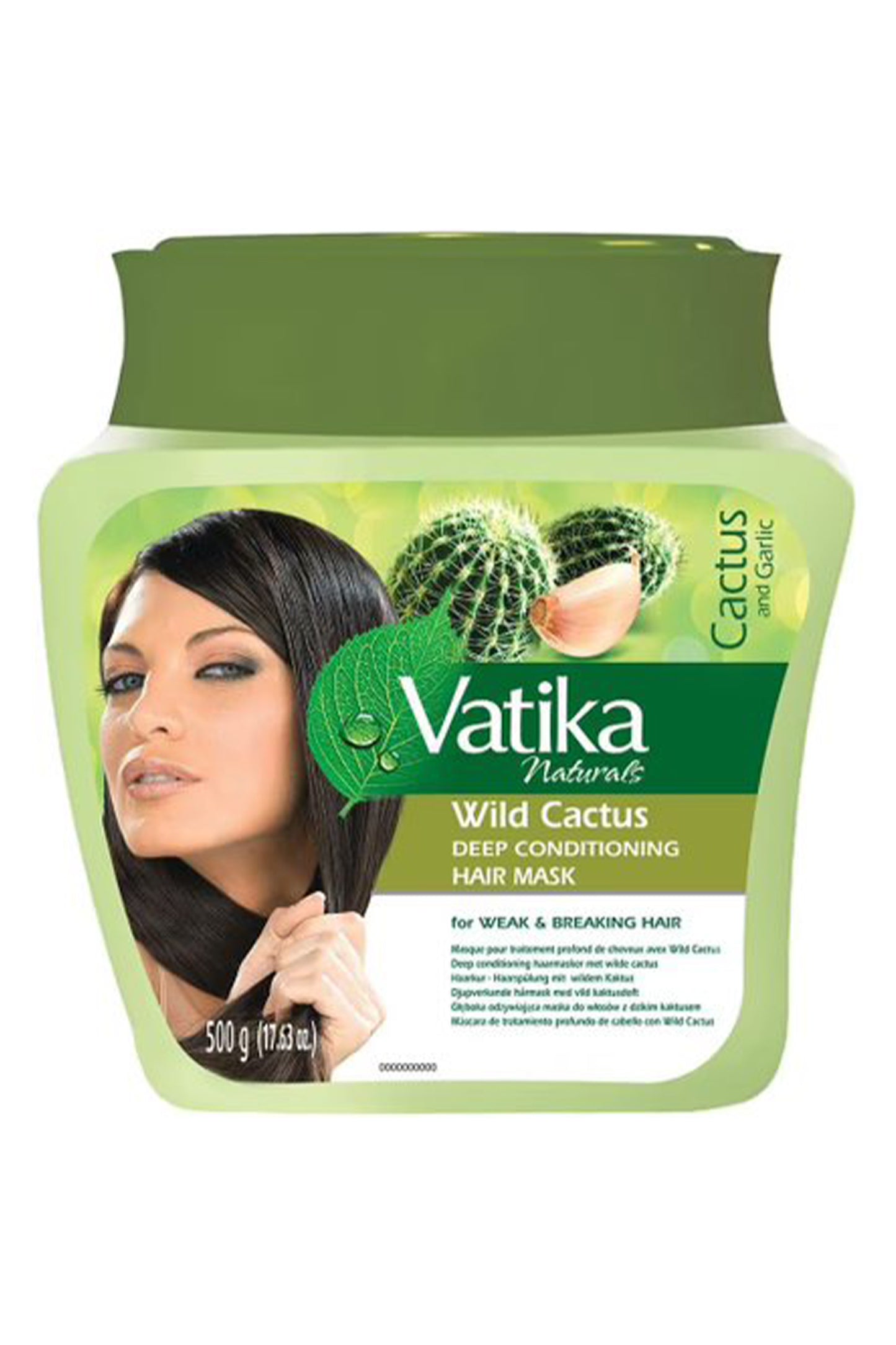 Dabur Vatika Naturals Wild Cactus Deep Conditioning Hair Mask 500 Gr