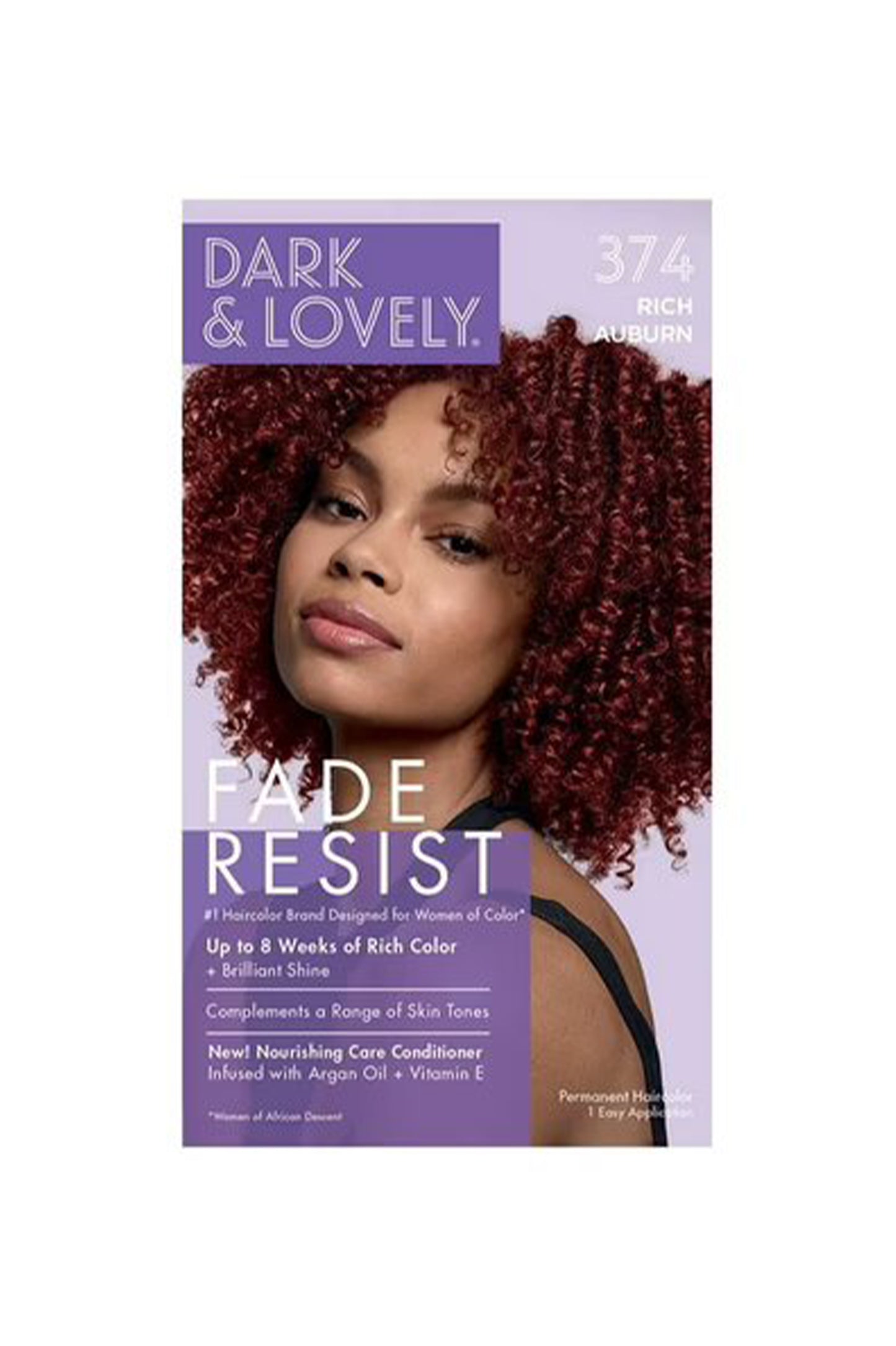 Dark And Lovely Fade Resist Hair Color - 374 Rich Auburn