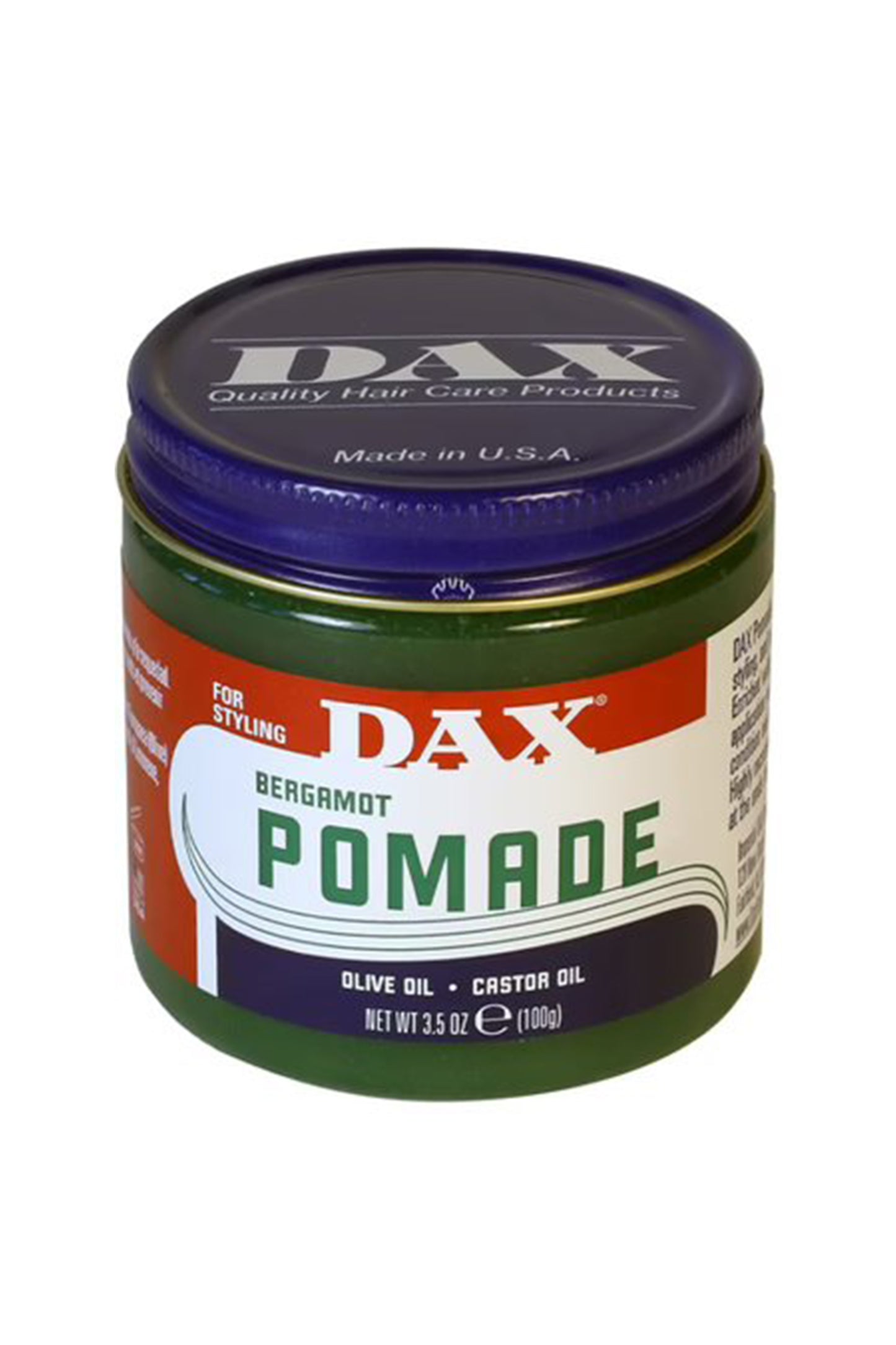 Dax Vegetable Pomade 3.5 Oz