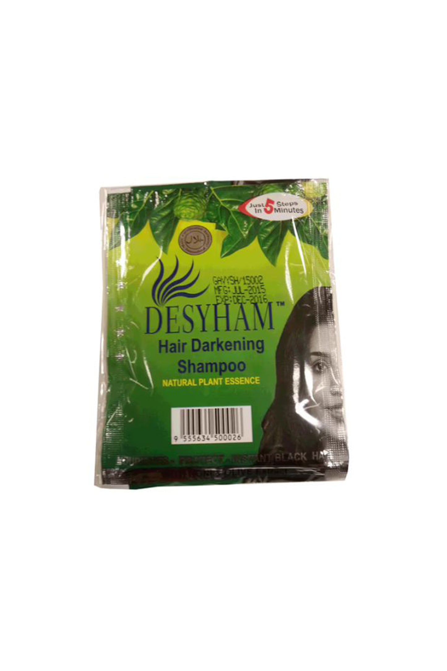 Desyham Hair Darkening Shampoo Black 28ml