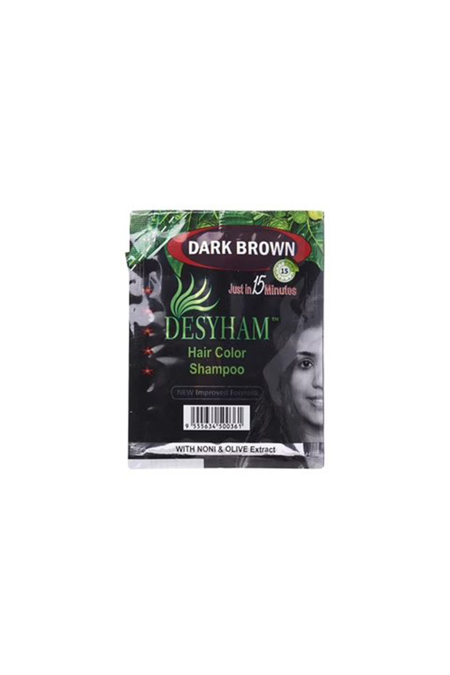 Desyham Hair Darkening Shampoo Dark Brown 28ml
