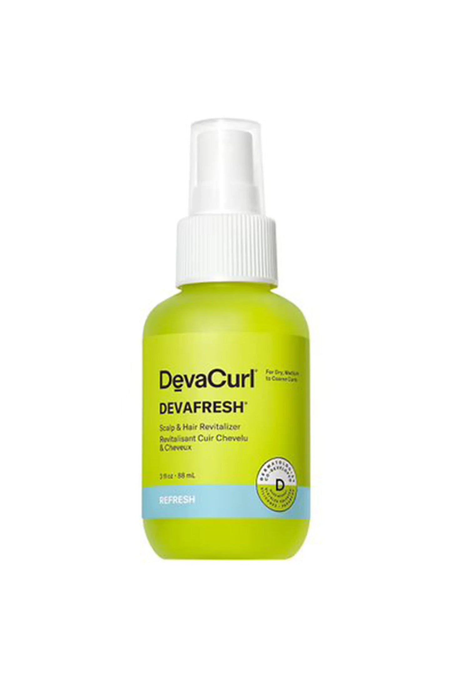 DevaCurl Fresh Scalp & Curl Revitalizer 3 Oz