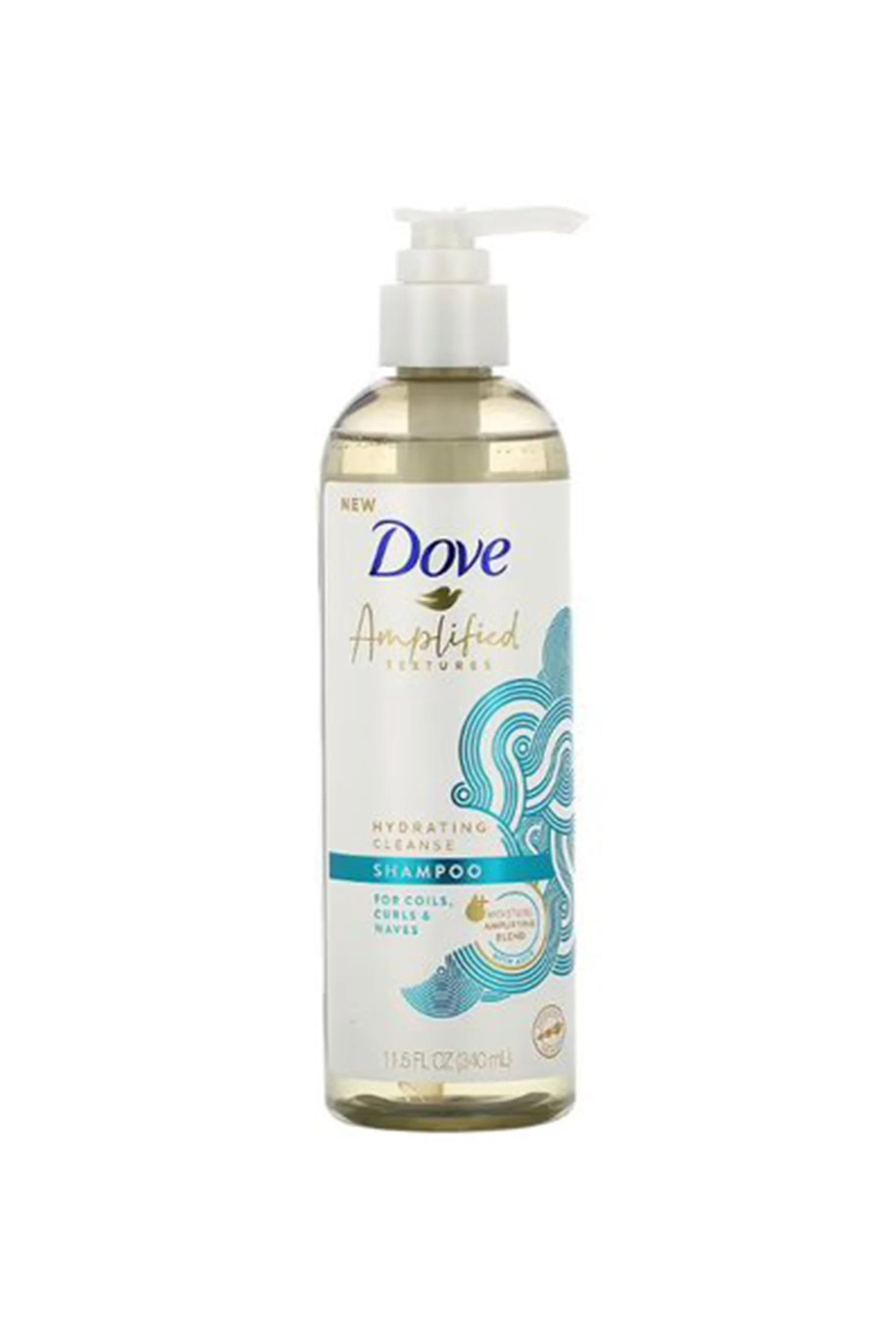 Dove Amplified Textures Hydrating Shampoo 340ml