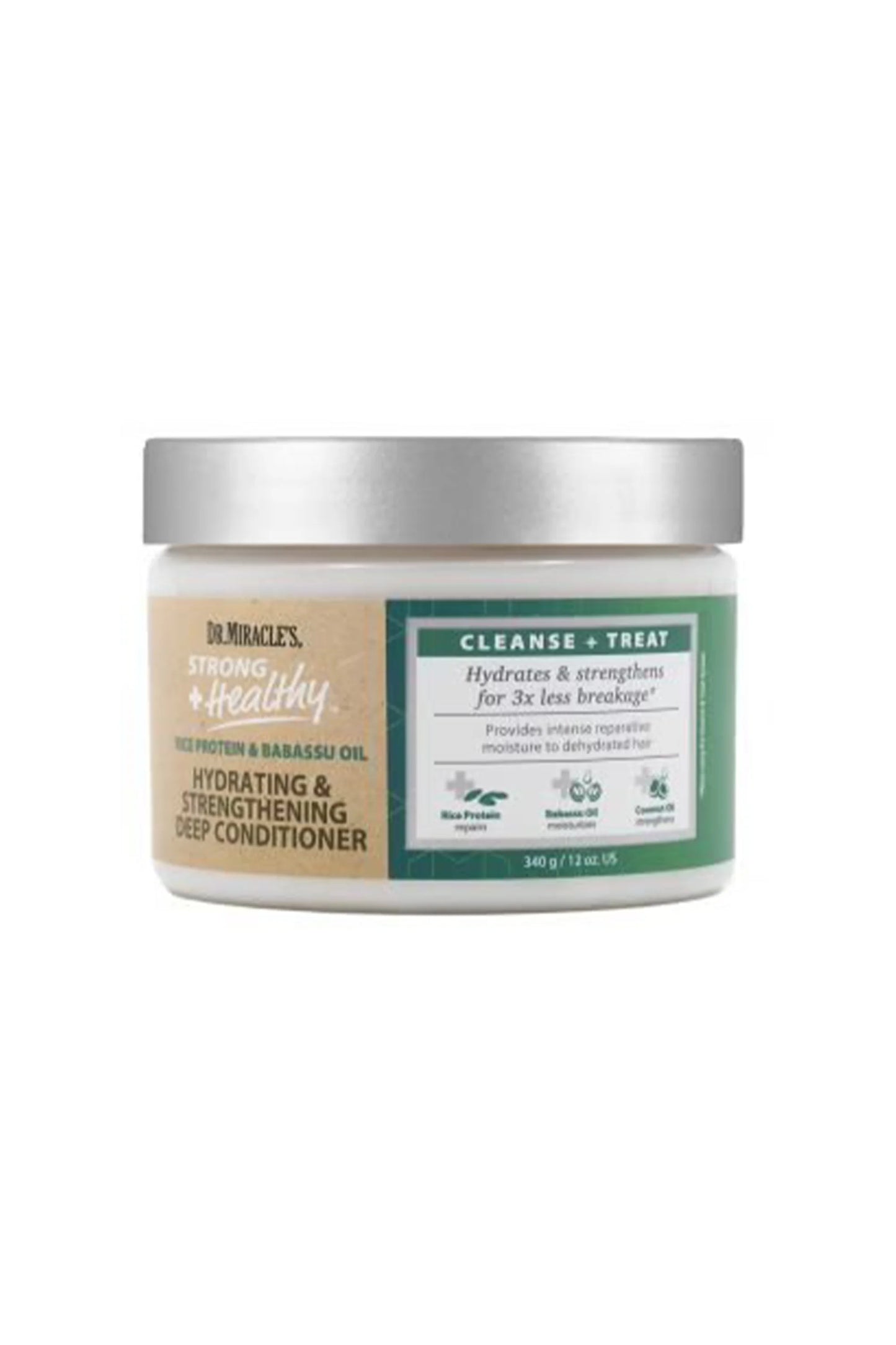 Dr. Miracle's Hydrating & Strengthening Deep Conditioning Masque- 340gr/12oz