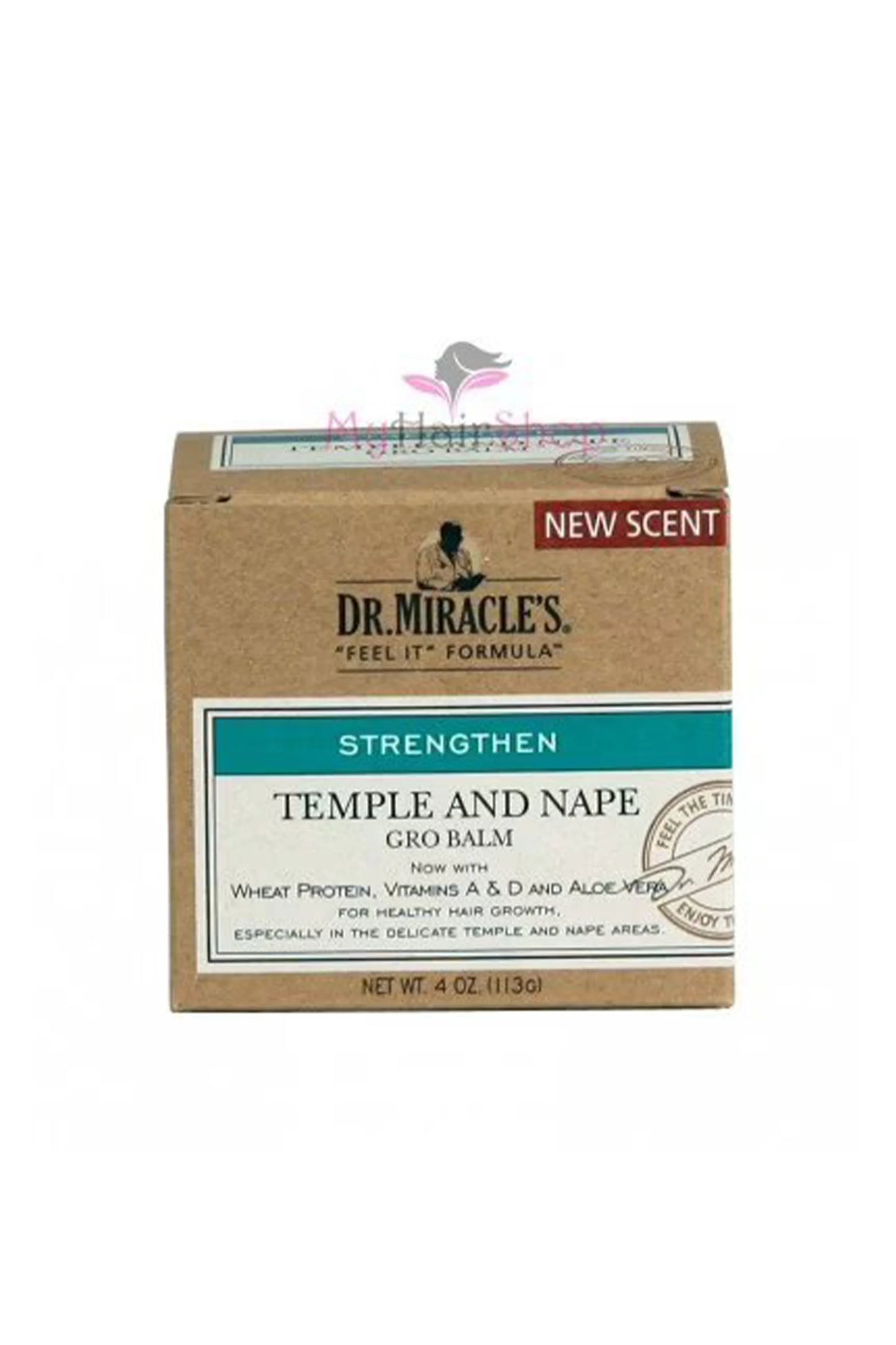 Dr. Miracle's Temple And Nape Gro Balm Regular 4 Oz