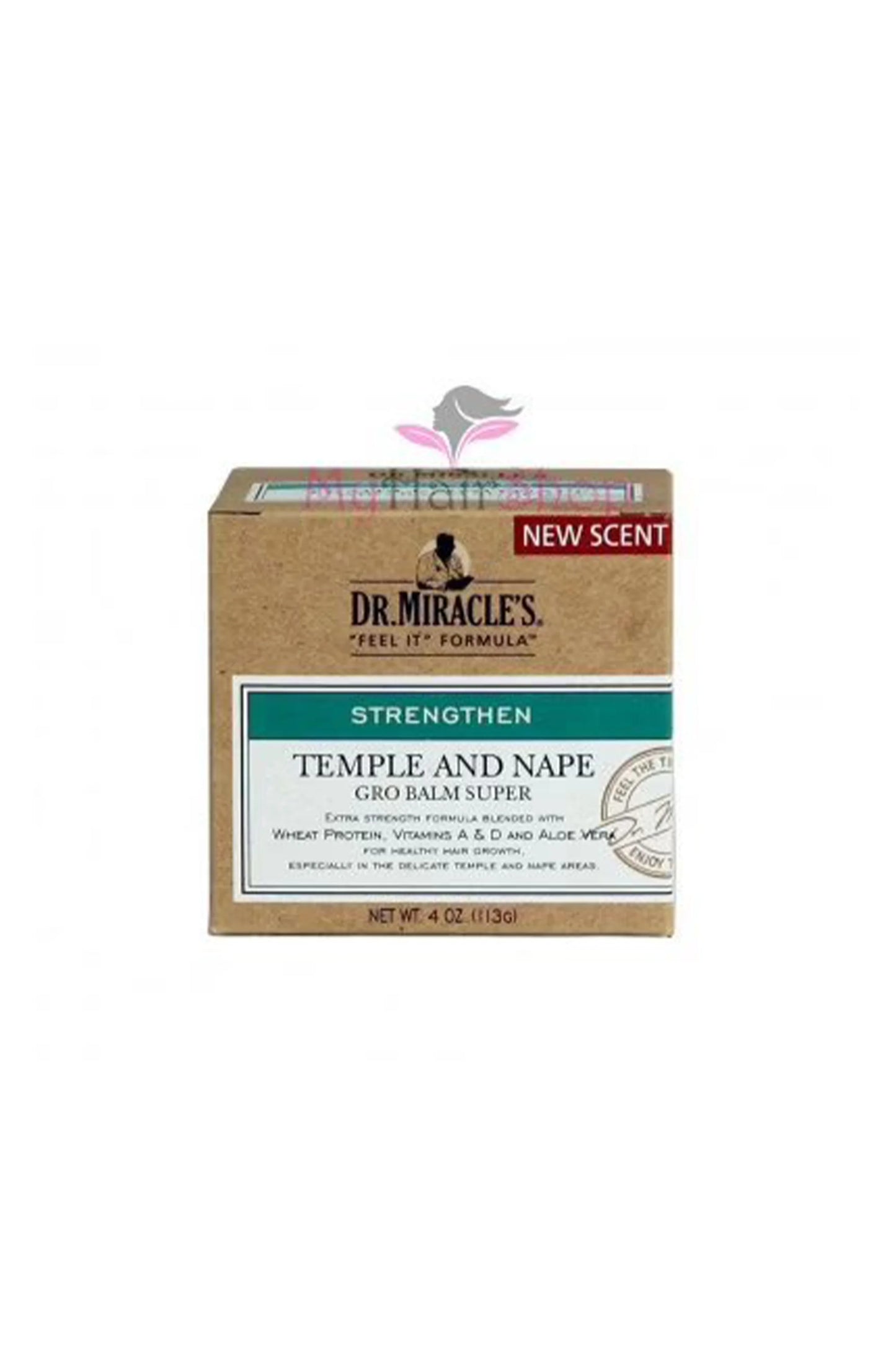 Dr. Miracle's Temple And Nape Gro Balm Super 4 Oz