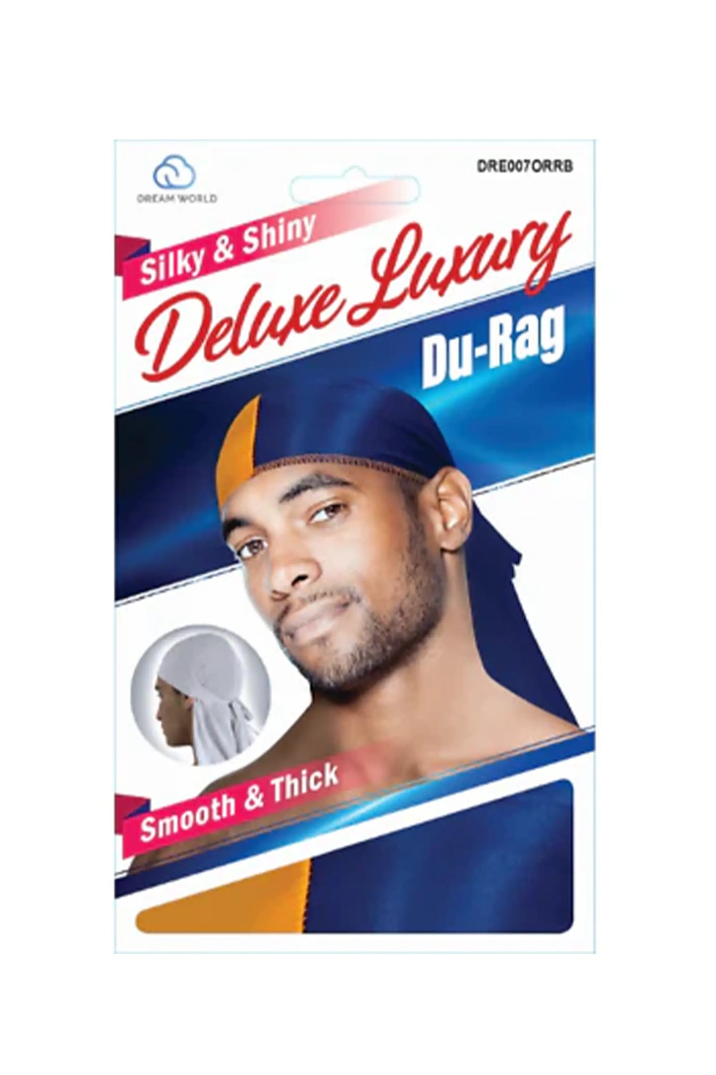 Dream World Silky & Shiny Deluxe Luxuary Du-Rag #Dre007Orrb