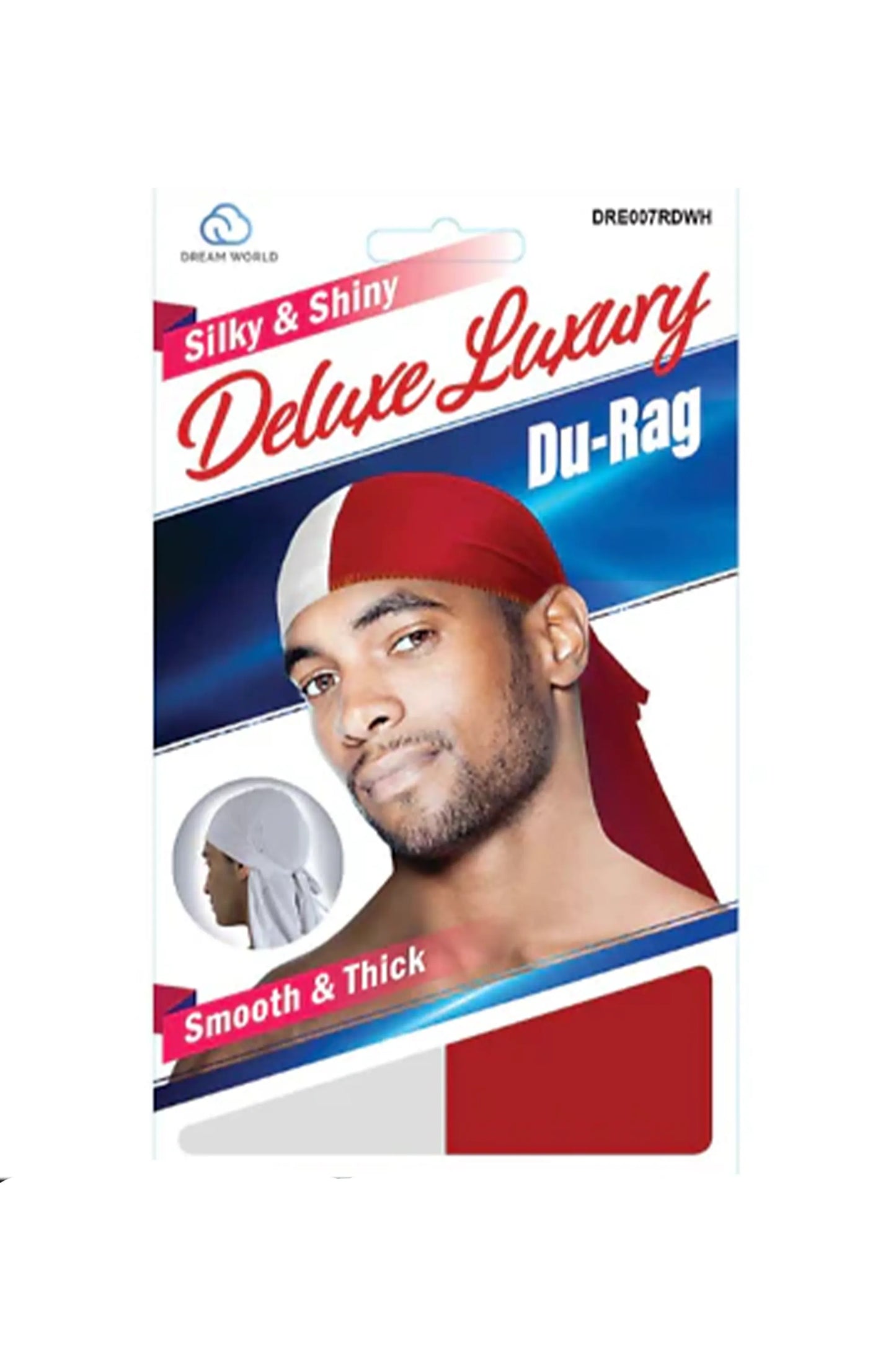 Dream World Silky & Shiny Deluxe Luxuary Du-Rag #Dre007Rdwh