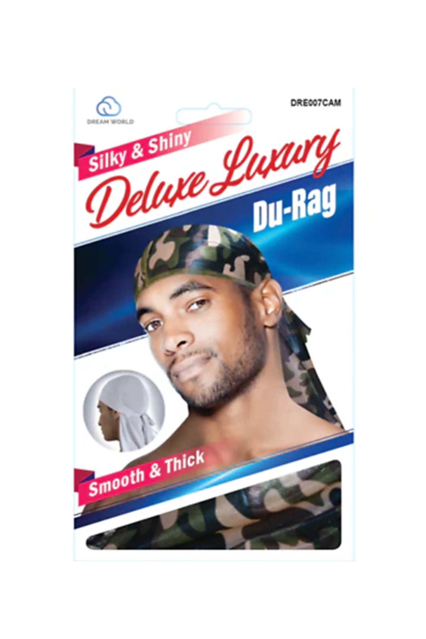 Dream World Silky & Shiny Deluxe Luxury Du Rag-Dre007Cbe