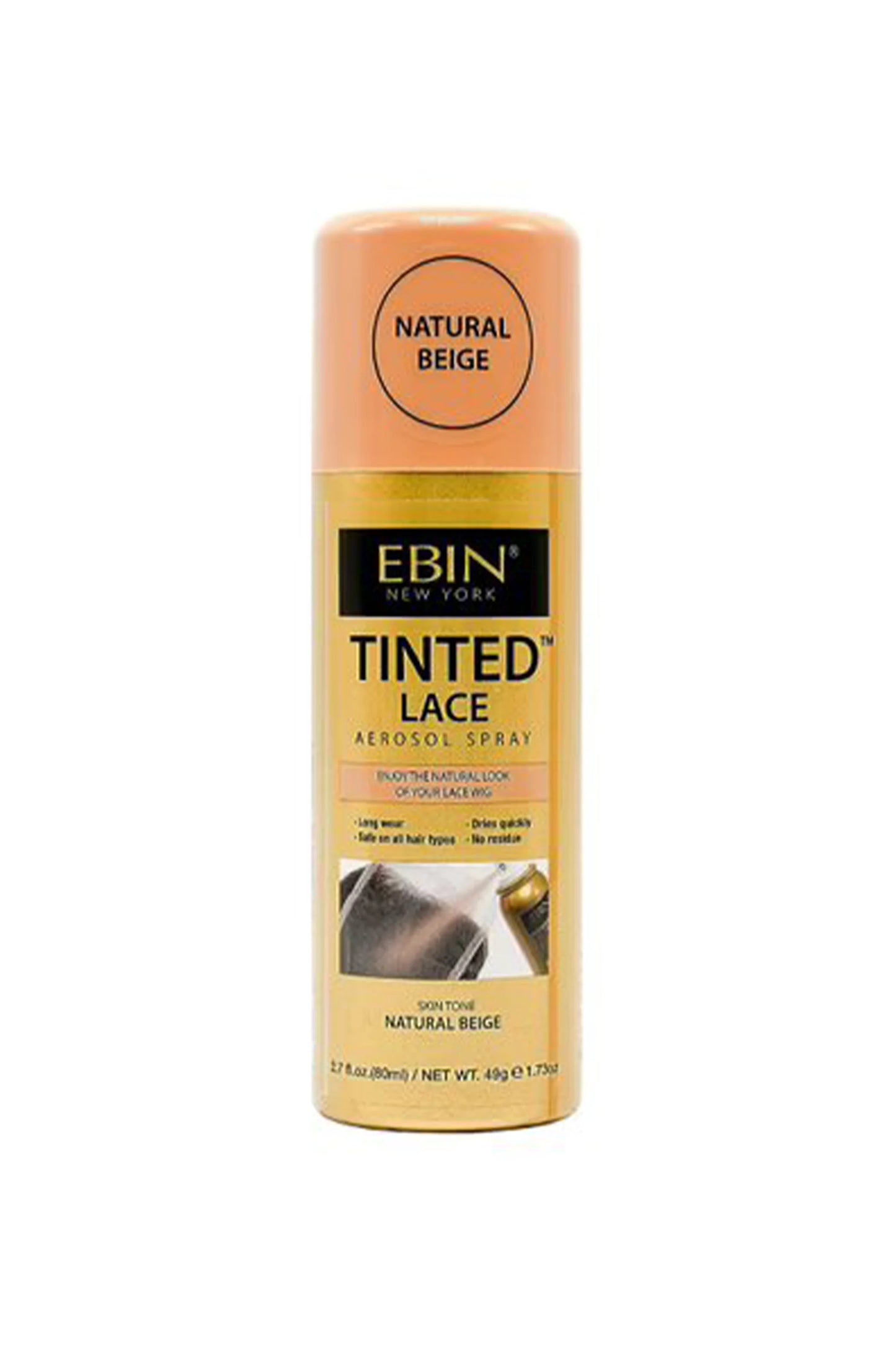 Ebin Tinted Lace Spray Natural Beige 80ml