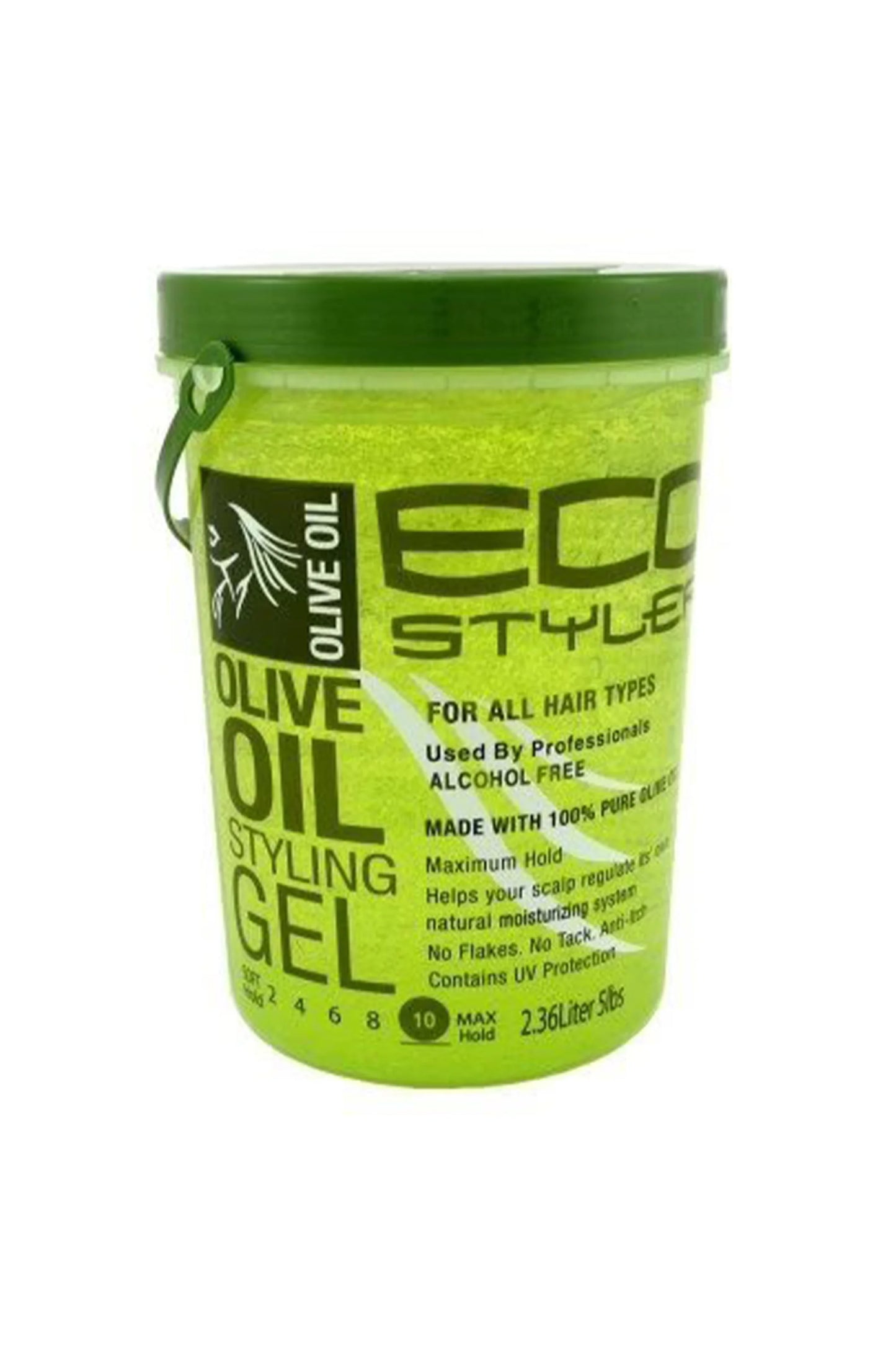 Eco Styler Professional Styling Gel Olive Oil Max Hold 5 Lbs - 2.36 Liters