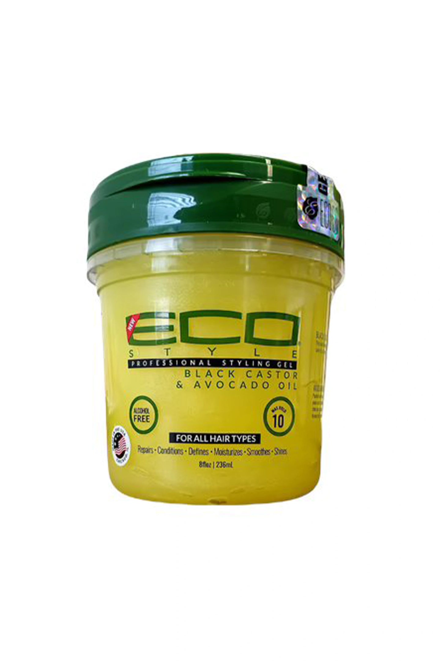 Eco Styler Styling Gel Black Castor & Avocado Oil 8oz