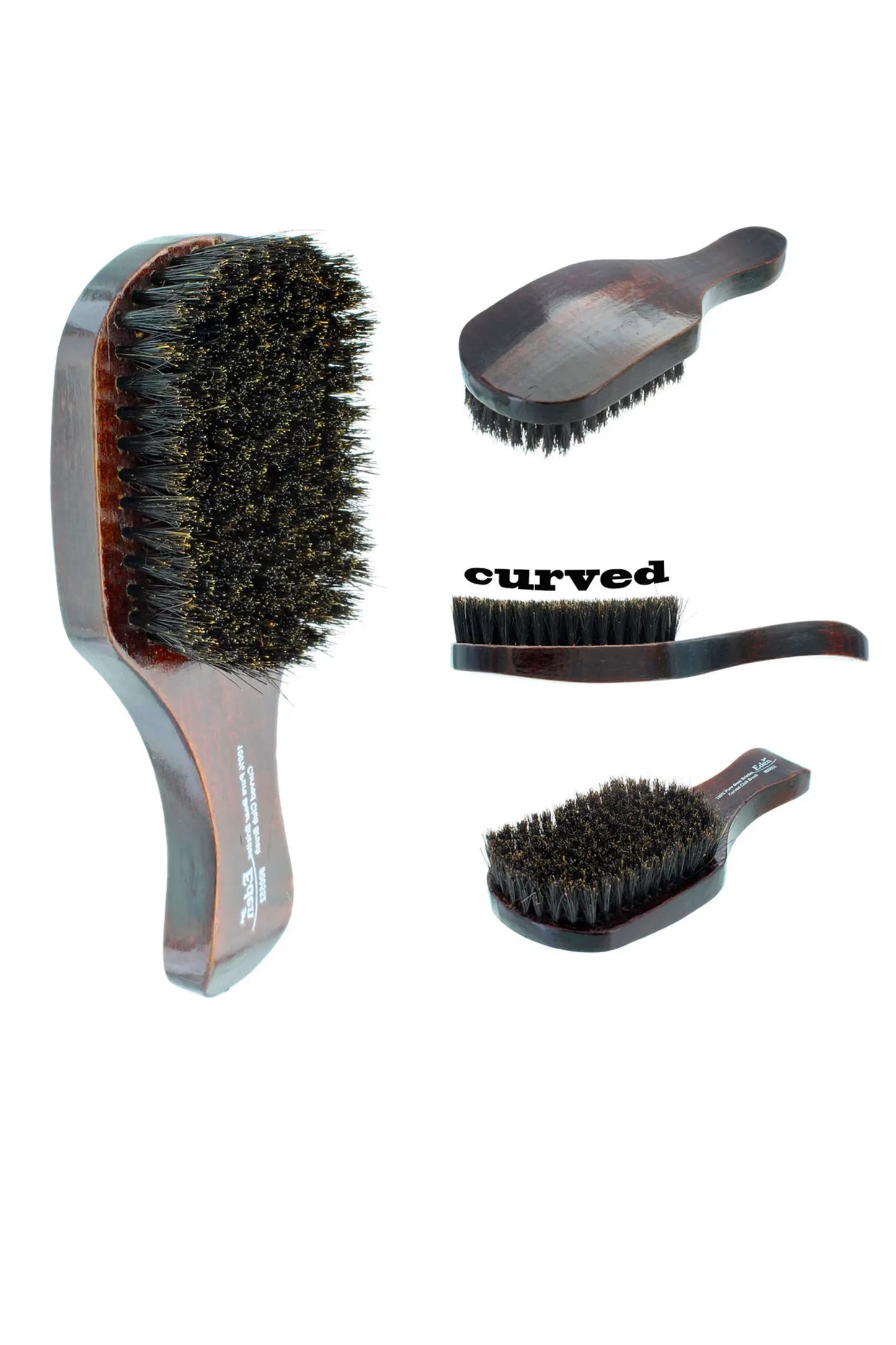 Eden Curved Pure Boar Bristle Wave Hair Brush