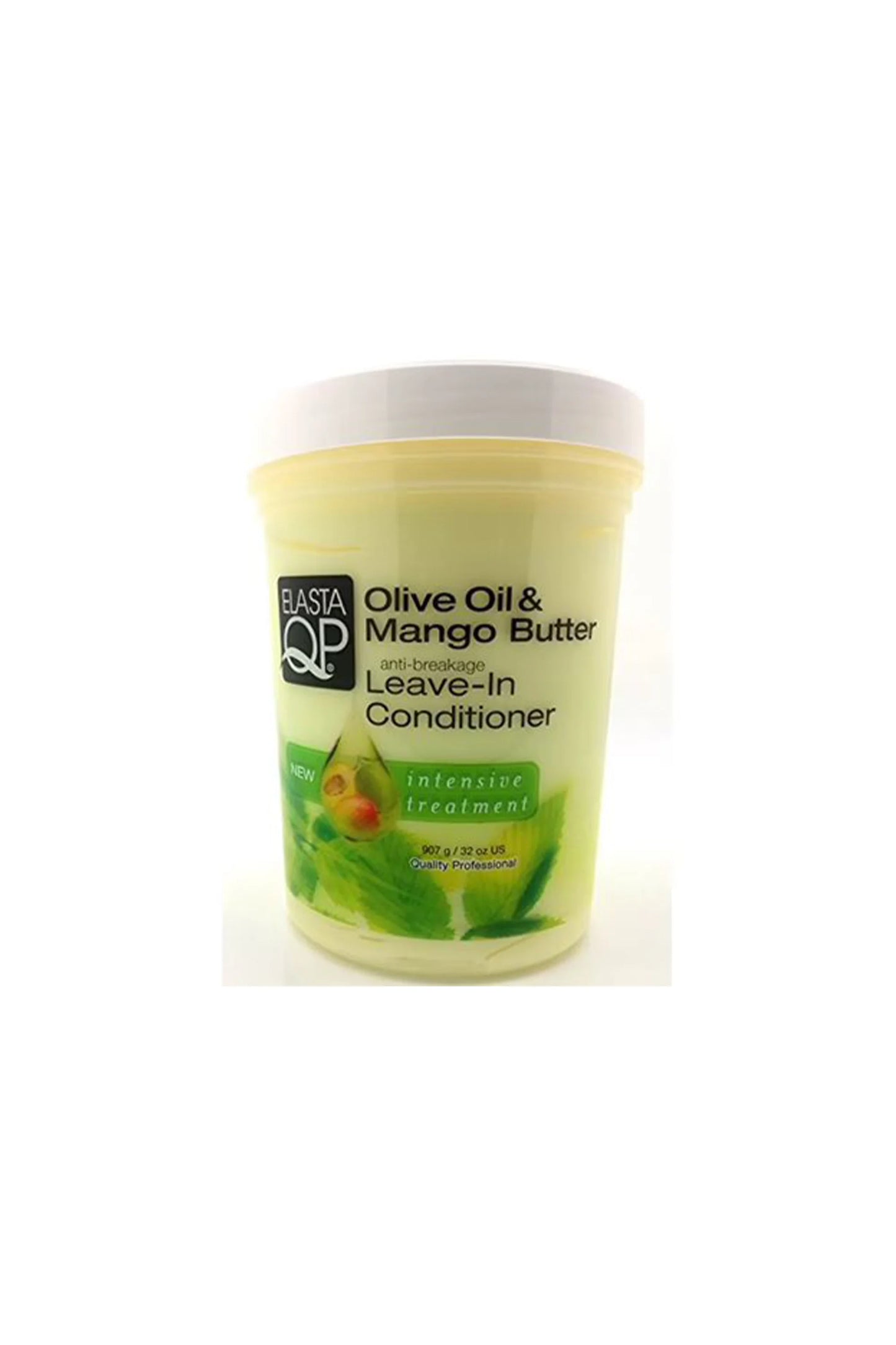 Elasta QP Olive Oil & Mango Butter Leave-In Conditioner, 32oz