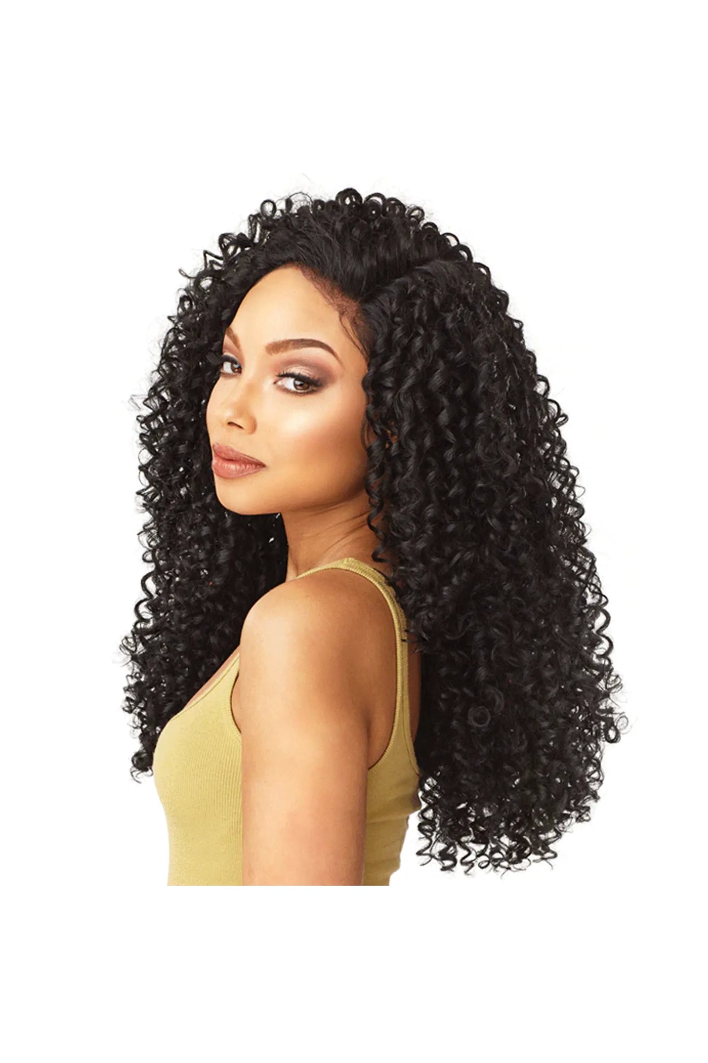 Empress Custom 6" Part Synthetic Lace Front Wig - Kinky Curly