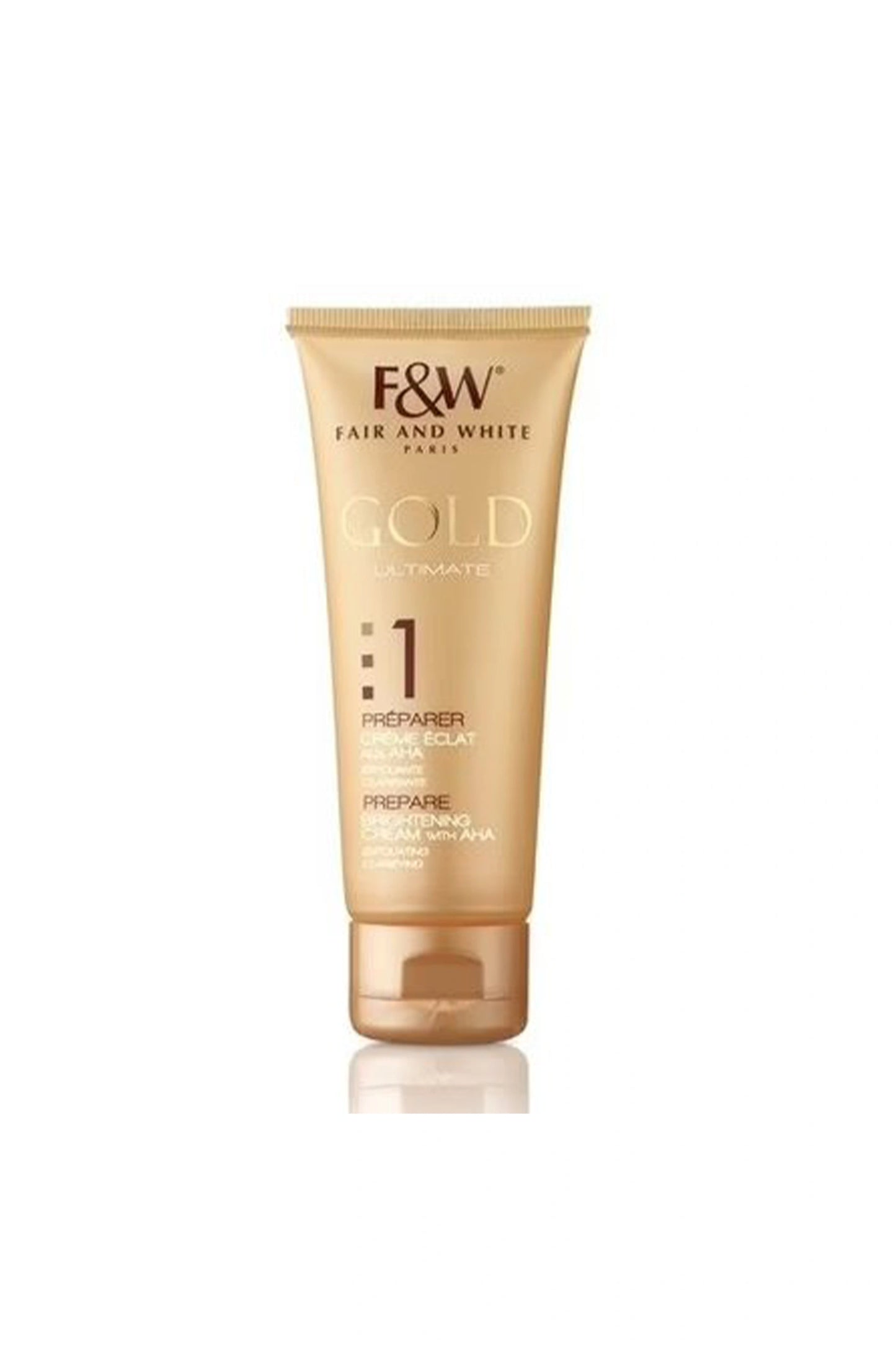 Fair & White Gold Ultimate 1 Brightening Cream With Aha 75ml