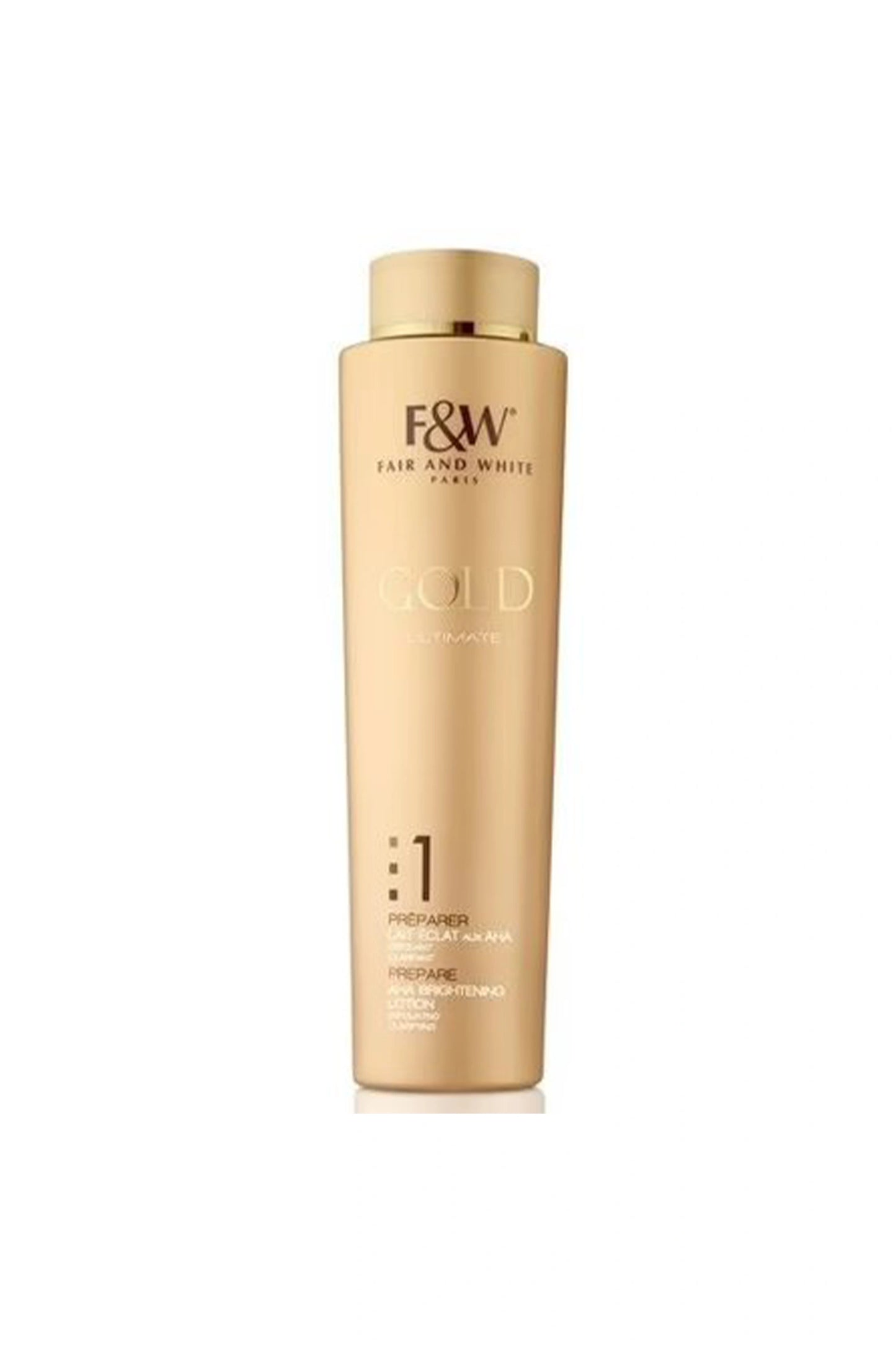Fair & White Gold Ultimate 1 Brightening Lotion With Aha 350 Ml