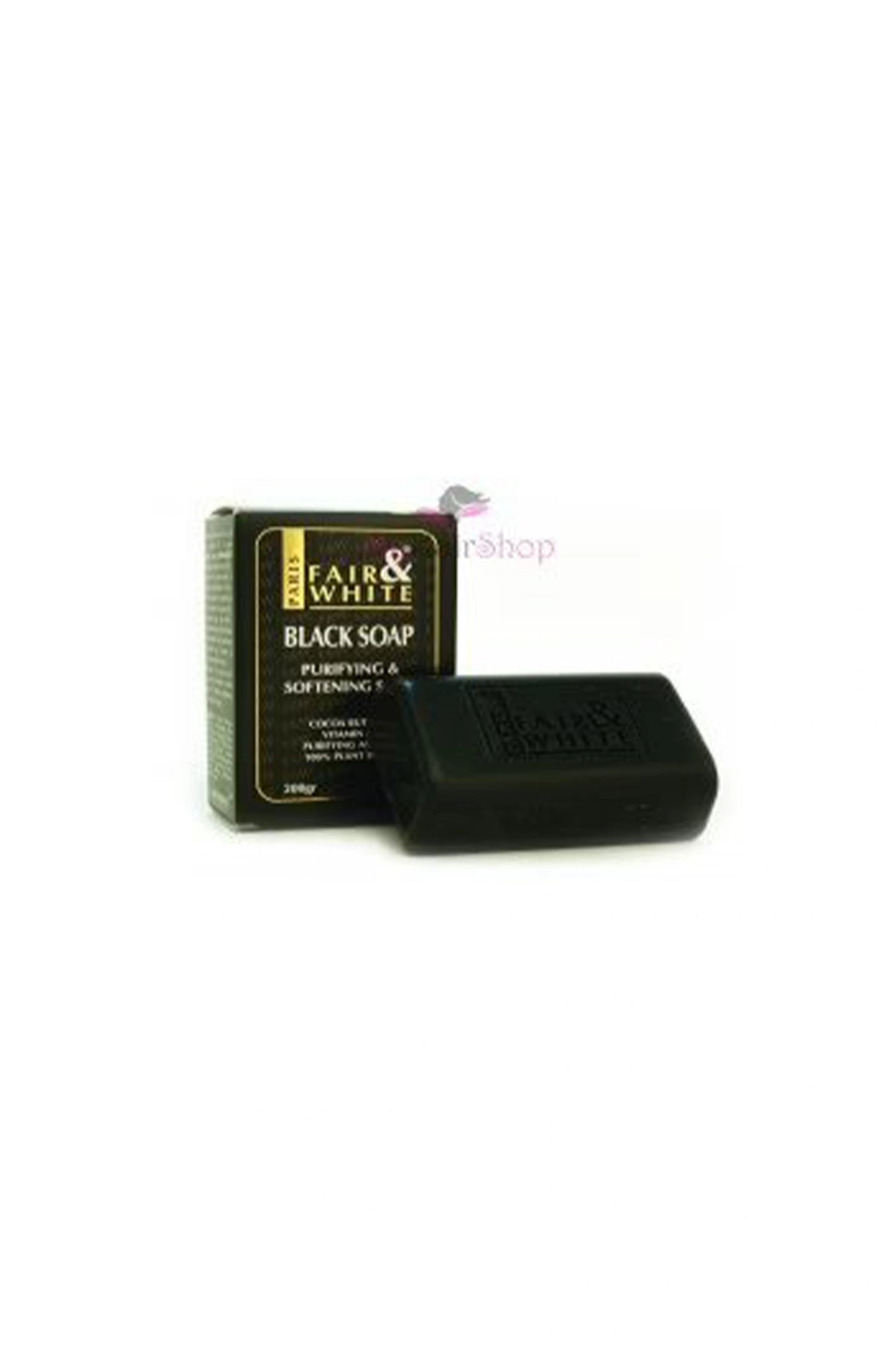 Fair & White Original Black Soap, Anti-Bacterial, 200g
