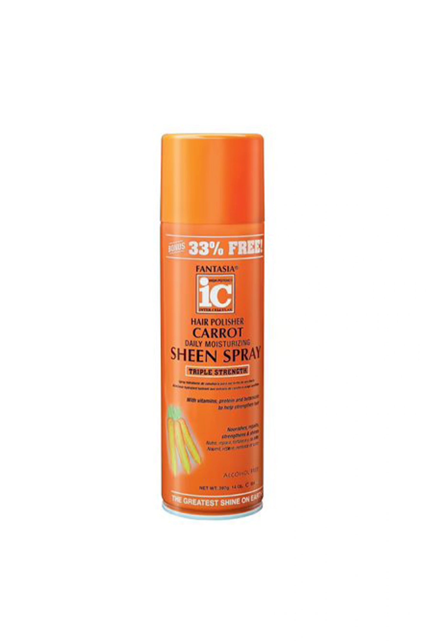 Fantasia Hair Sheen Spray Carrot Growth 14 Oz