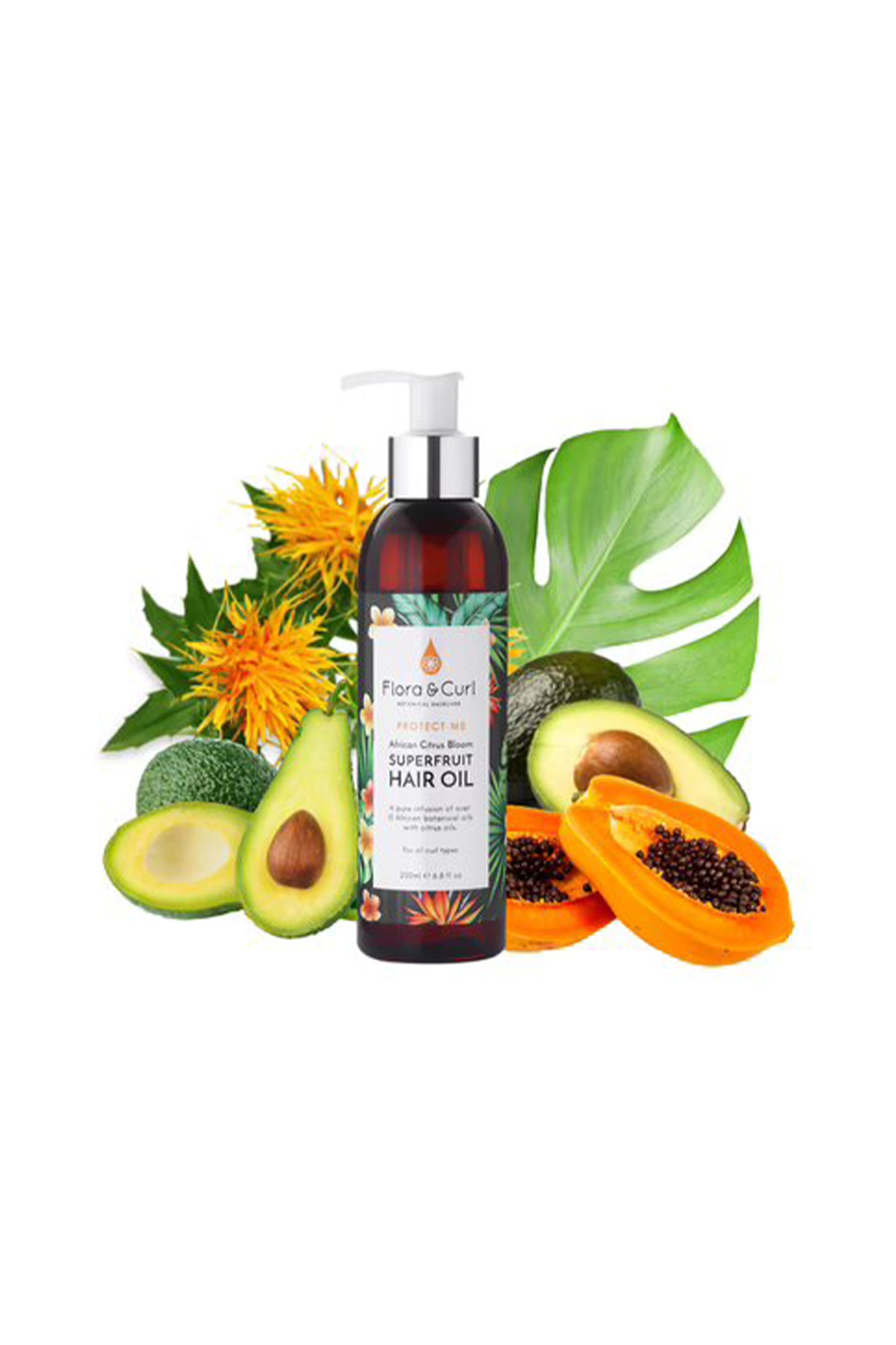Flora & Curl African Citrus Superfruit Hair Oil 200ML