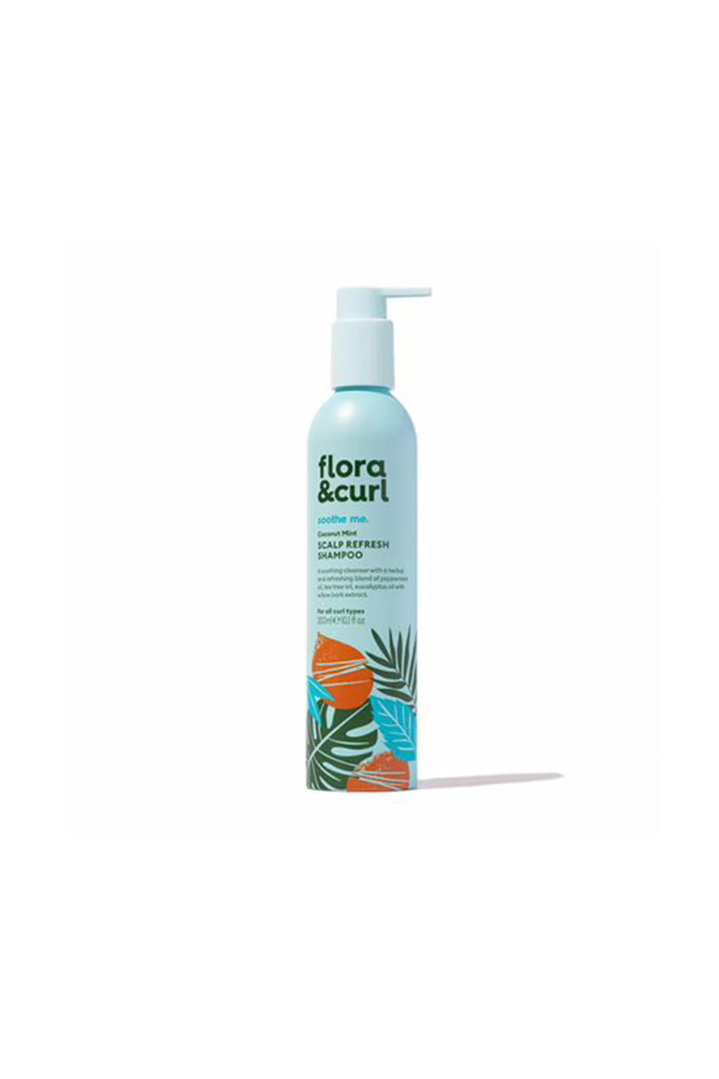 Flora & Curl Coconut Mint Scalp Refresh Shampoo 300 Ml