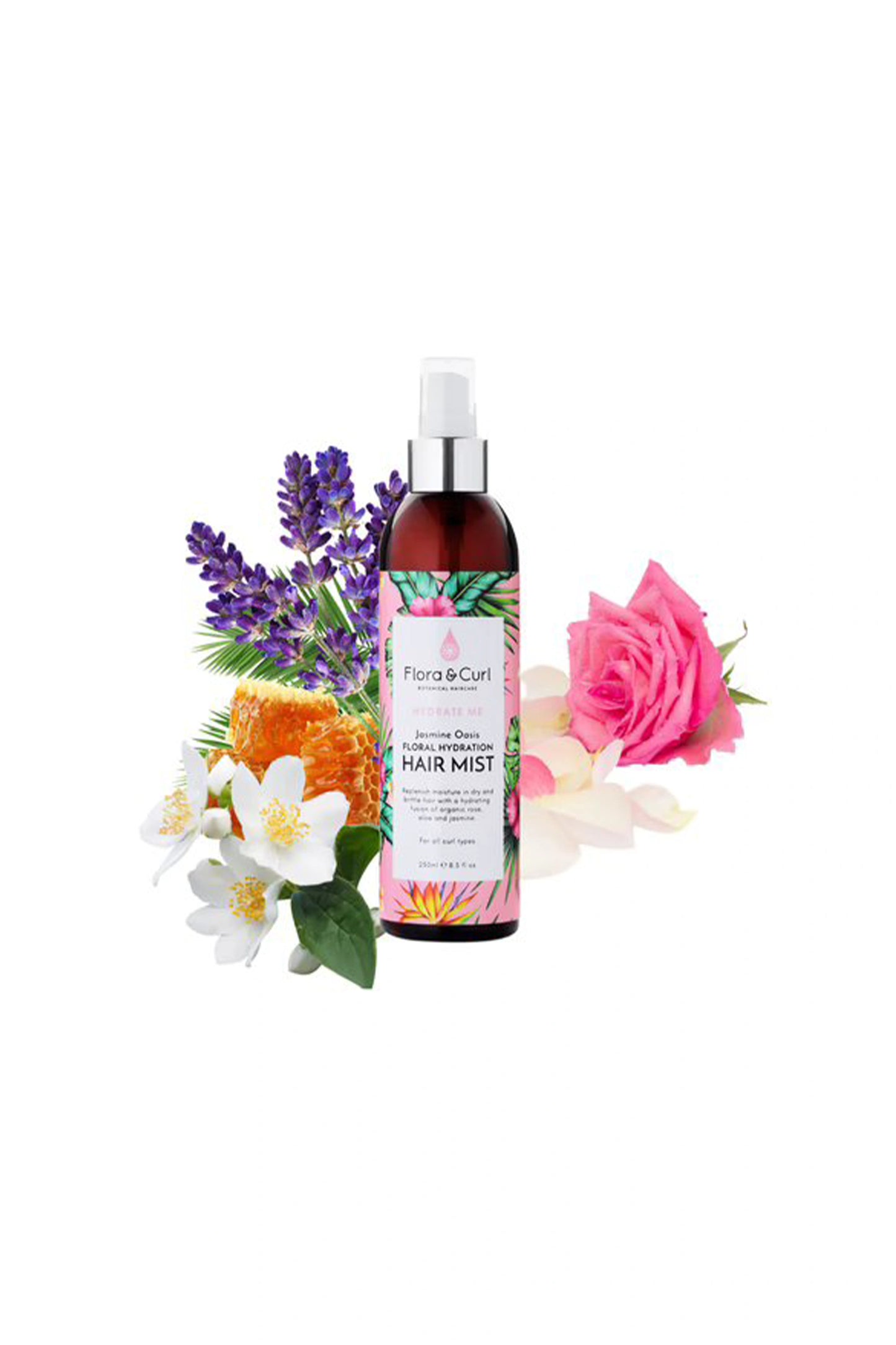 Flora & Curl Jasmine Oasis Hydrating Hair Mist 250ML