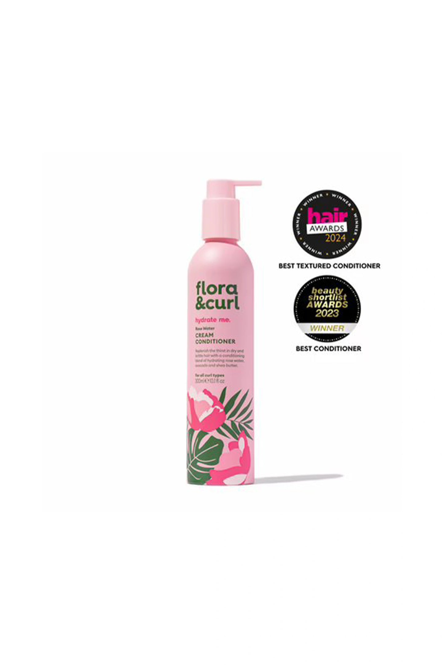 Flora & Curl Rose Water Cream Conditioner 300 Ml