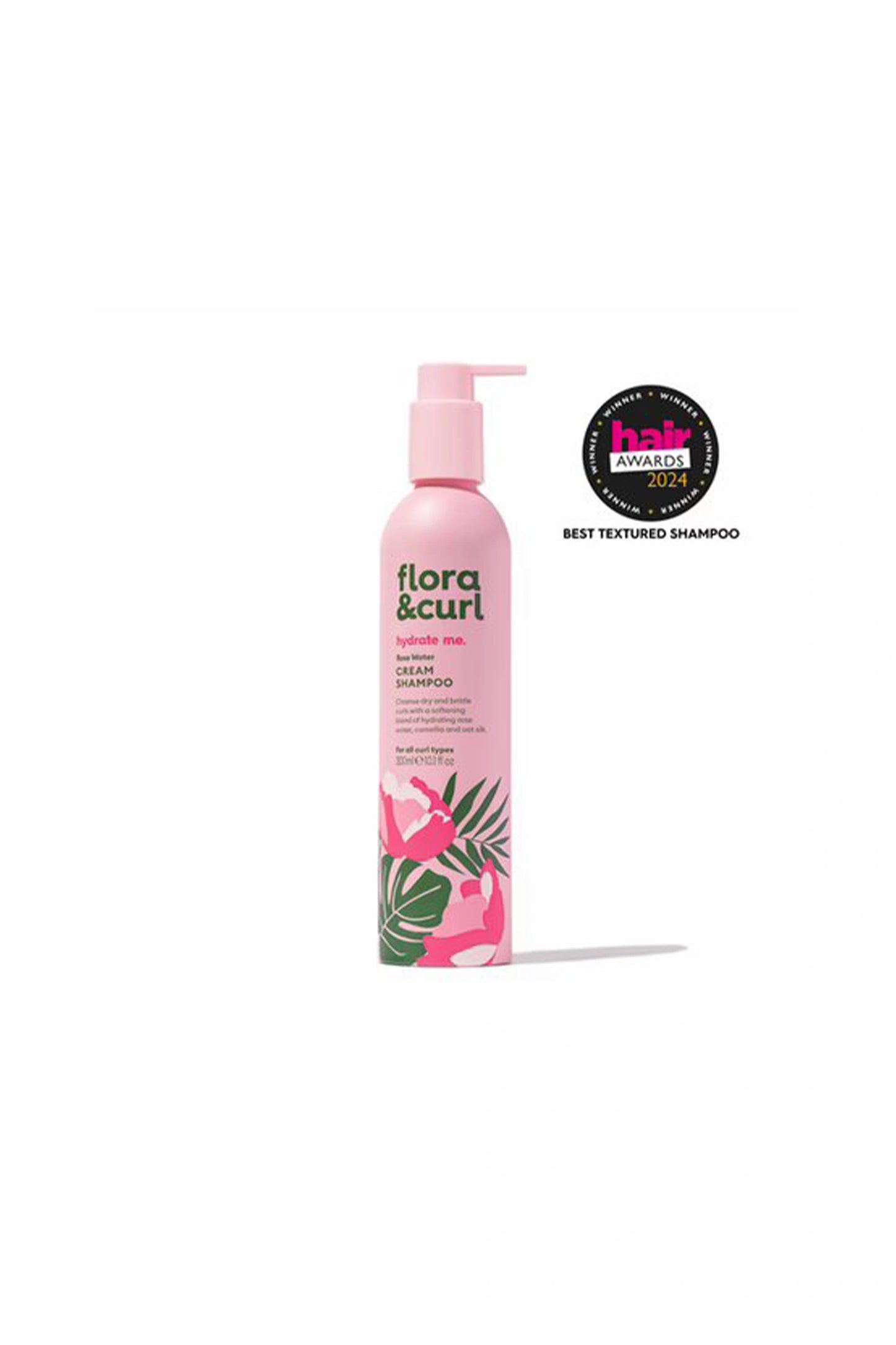Flora & Curl Rose Water Cream Shampoo 300 Ml