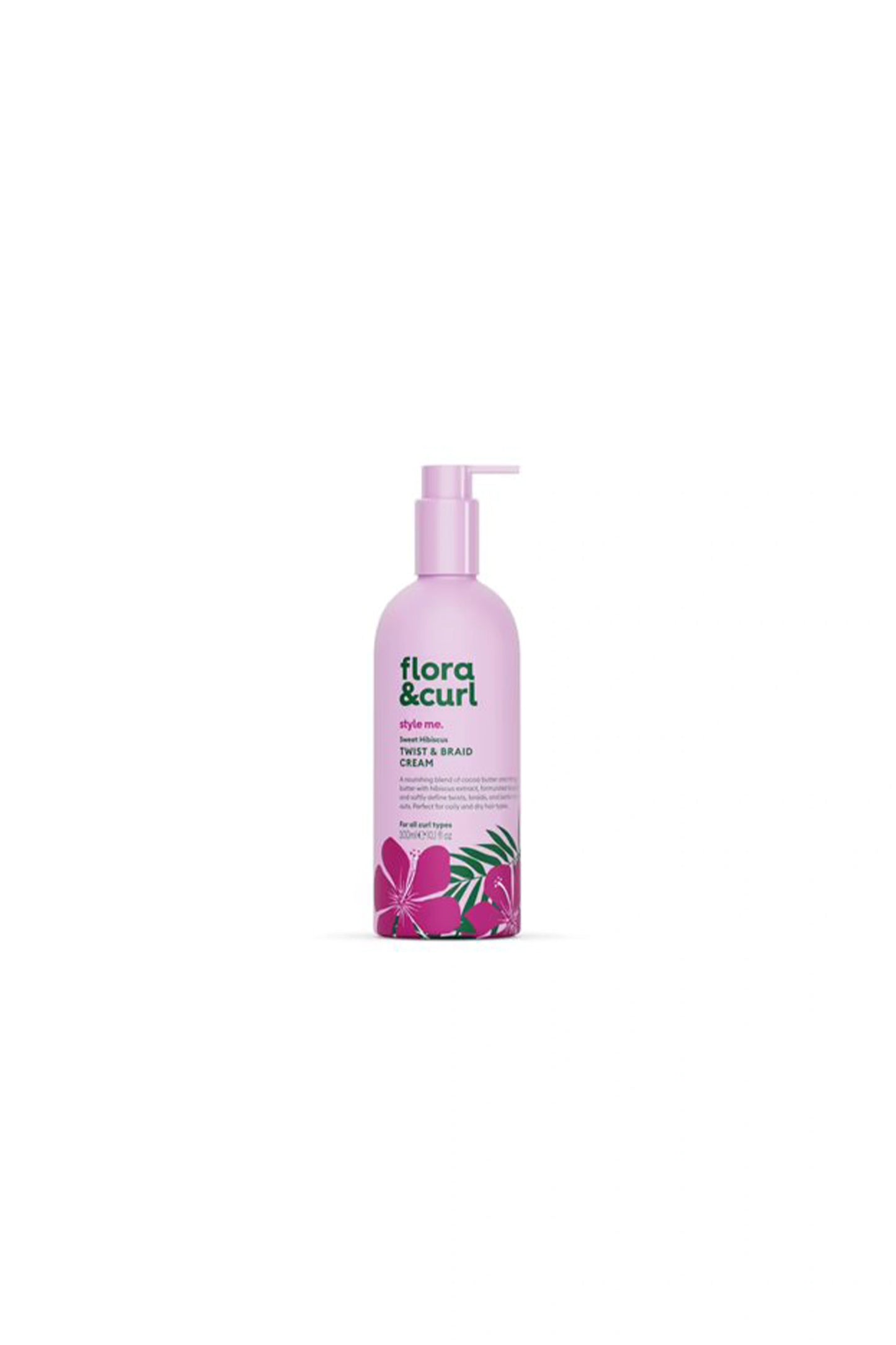 Flora & Curl Sweet Hibiscus Curl Twist & Braid Cream 300ML