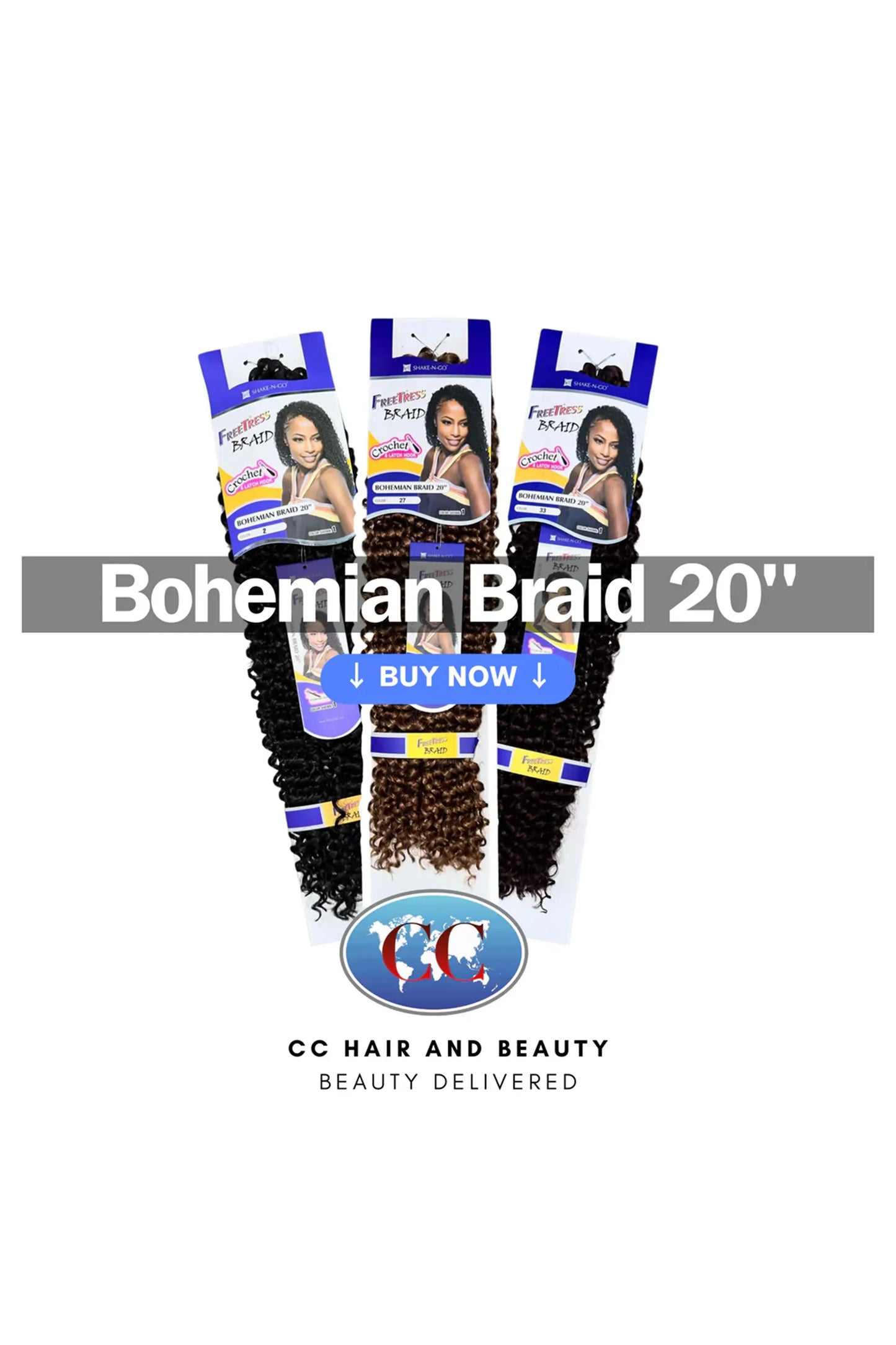 Freetress Synthetic Braid Bohemian Braid 20"