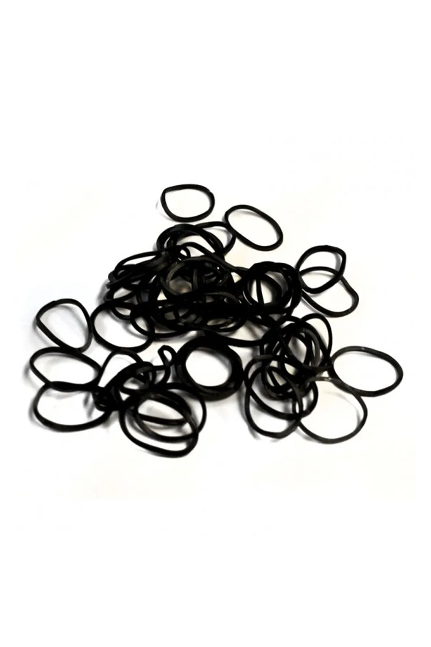 Hair Tools 15Mm Black Rubber Bands 300Pcs -Oos