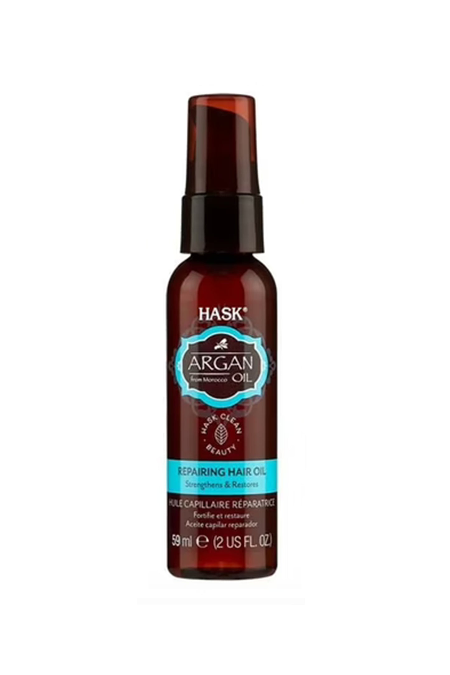 Hask Argan Oil Repairing Shine Oil Pump