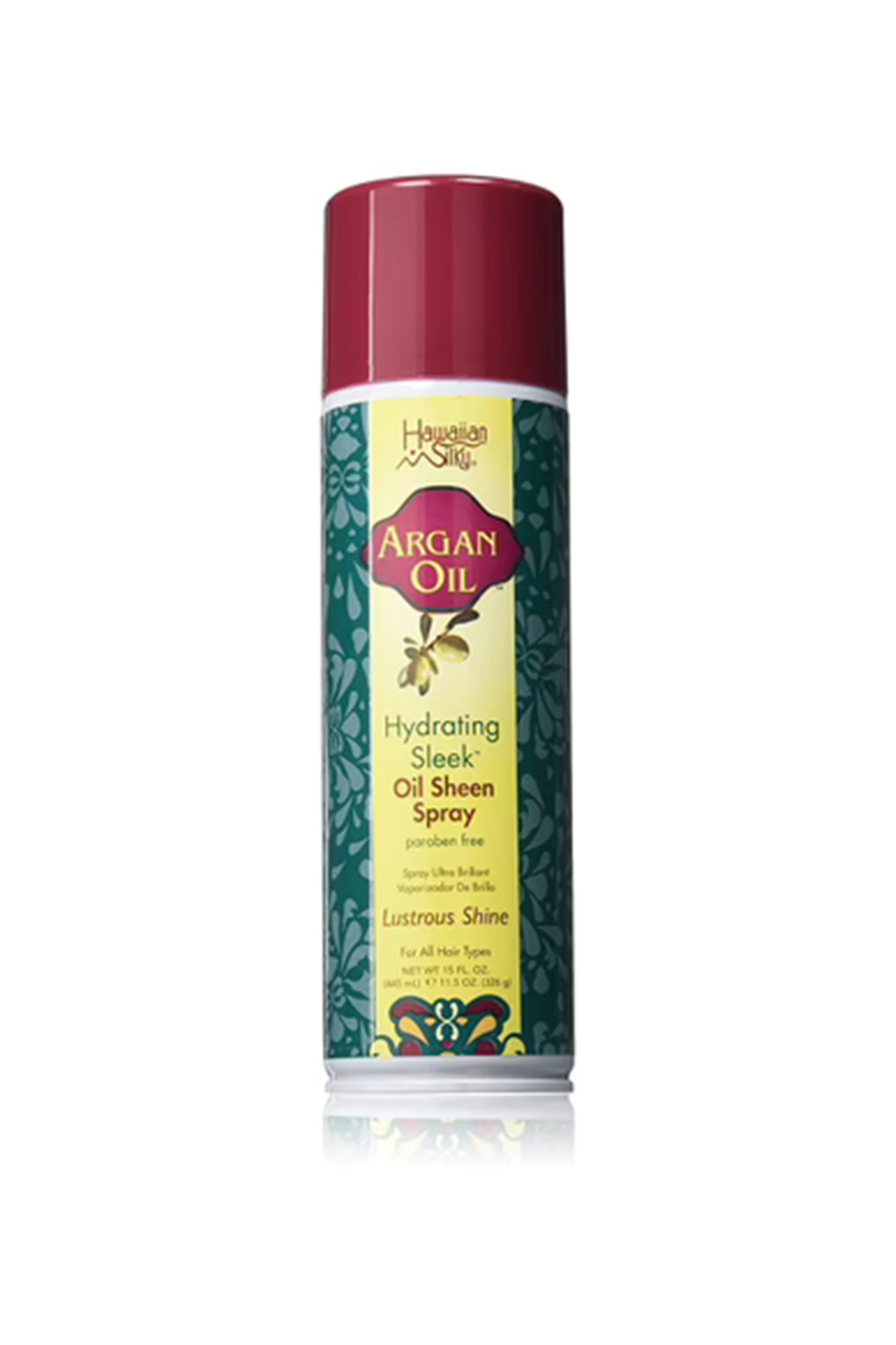Hawaiian Silky Argan Oil Hydrating Sleek Sheen Spray 15 Oz