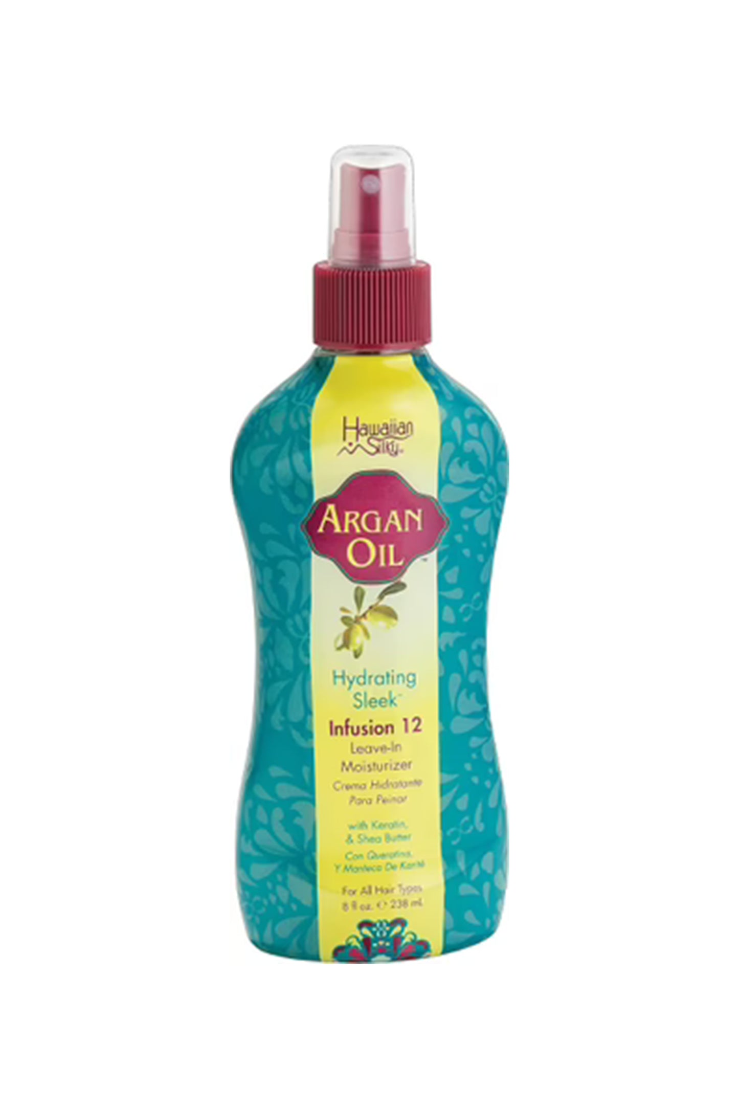 Hawaiian Silky Argan Oil Infusion 12 Leave-In Moisturizer 8oz