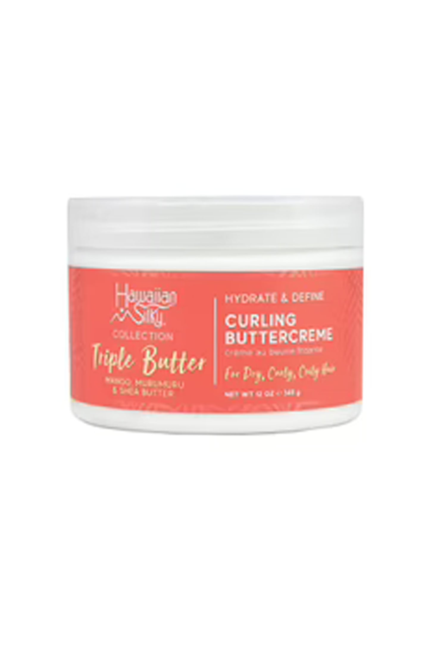 Hawaiian Silky Triple Butter Hydrate & Define Curling Buttercreme 340 Gr