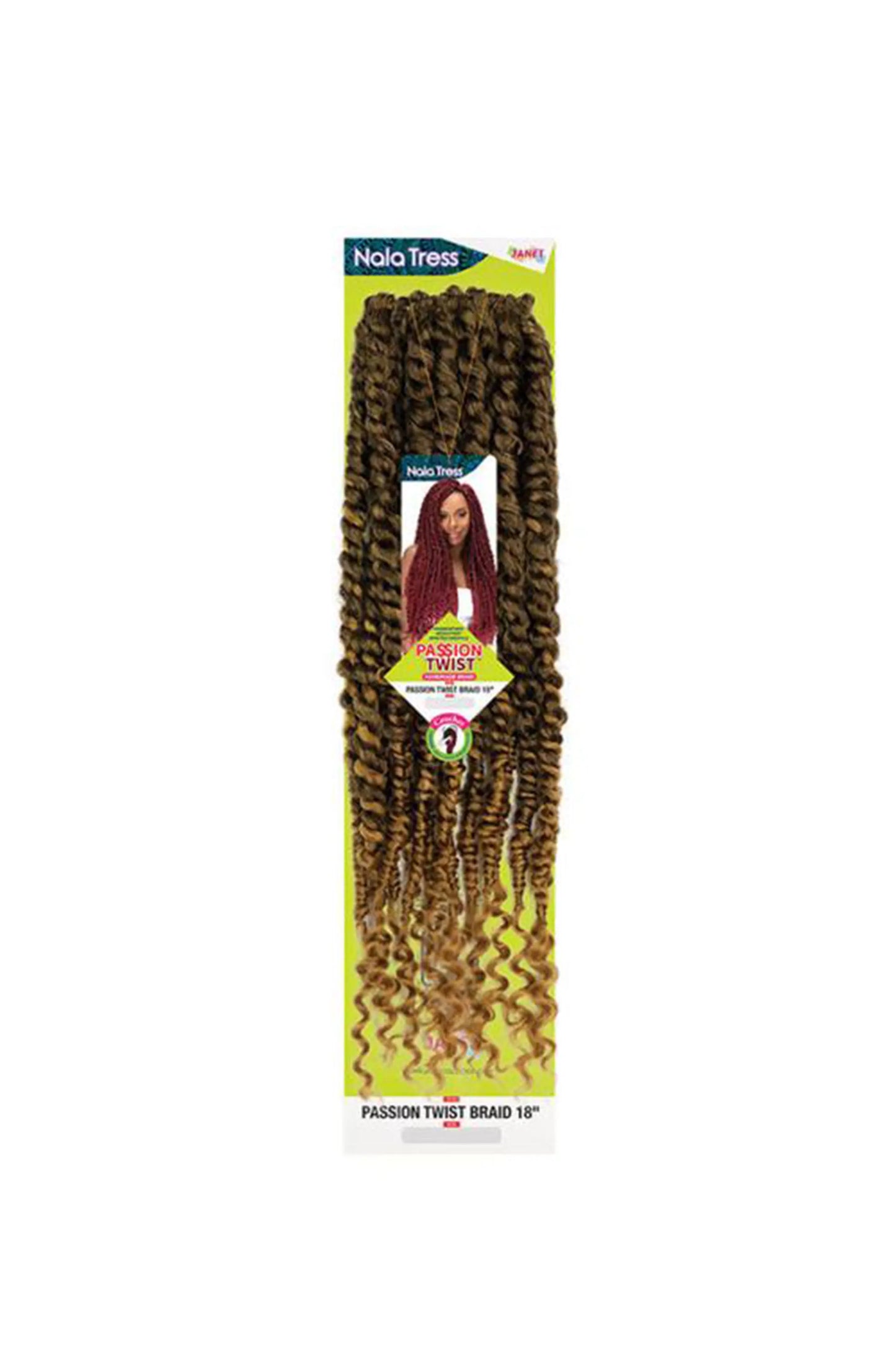 Janet Collection Nala Tress Passion Twist Crochet Braid 18"
