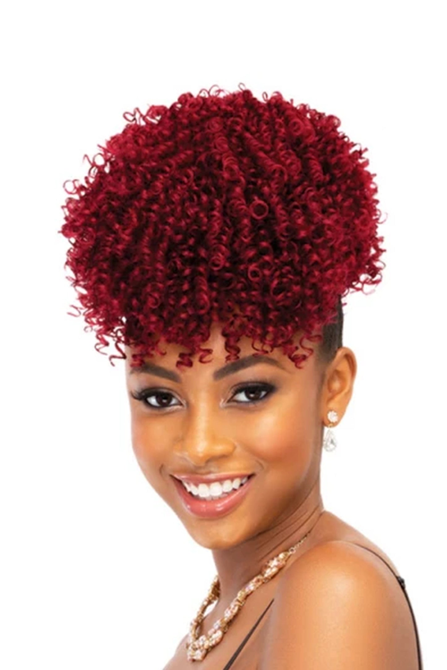 Janet Collection Premium Synthetic Hair Playful Pineapple Pony - Spiral