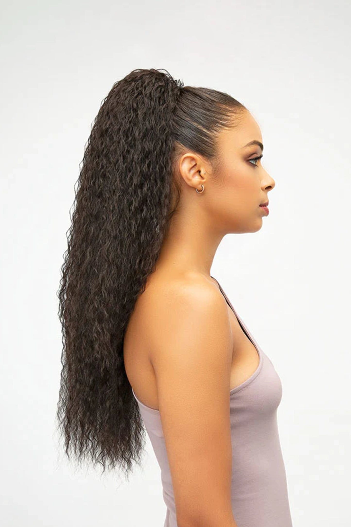 Janet Collection Synthetic Drawstring Ponytail - Berry D/S