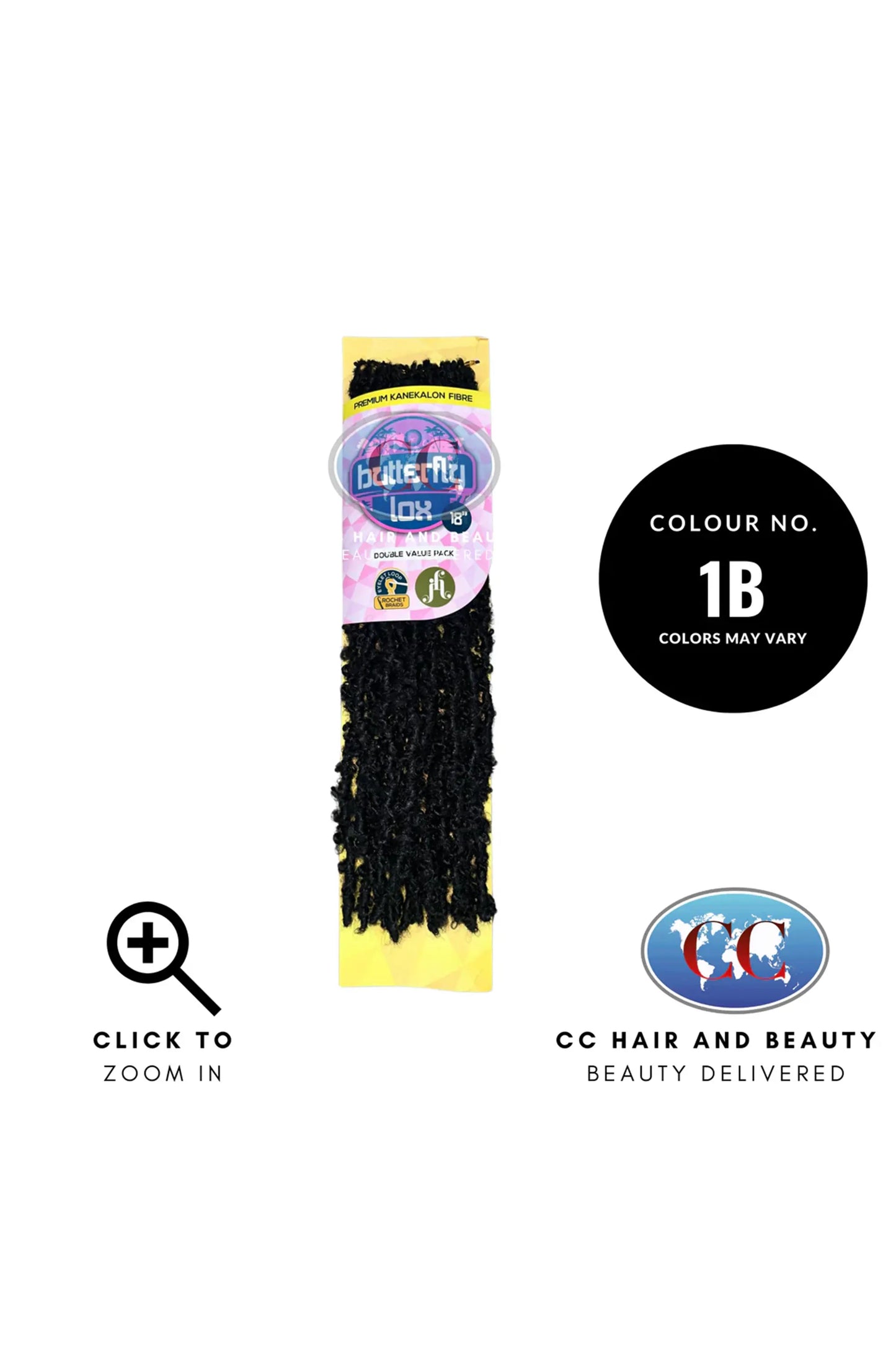 Jazzy Hair Braid Butterfly Lox 18" Double Value Pack